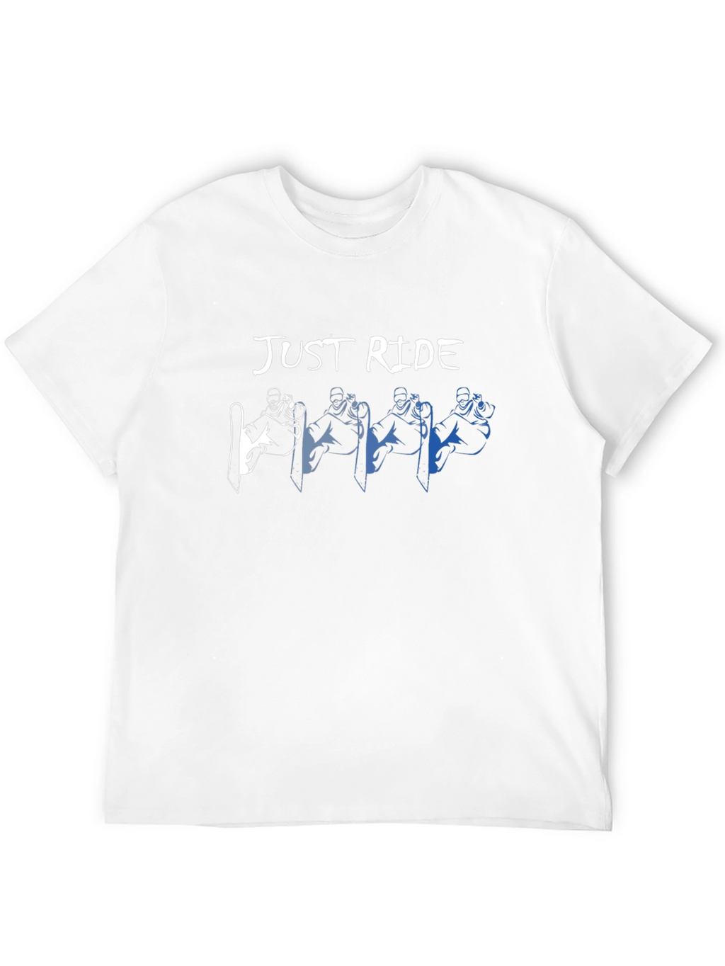 Just Ride Graphic T-Shirt: Snowboarder Design
