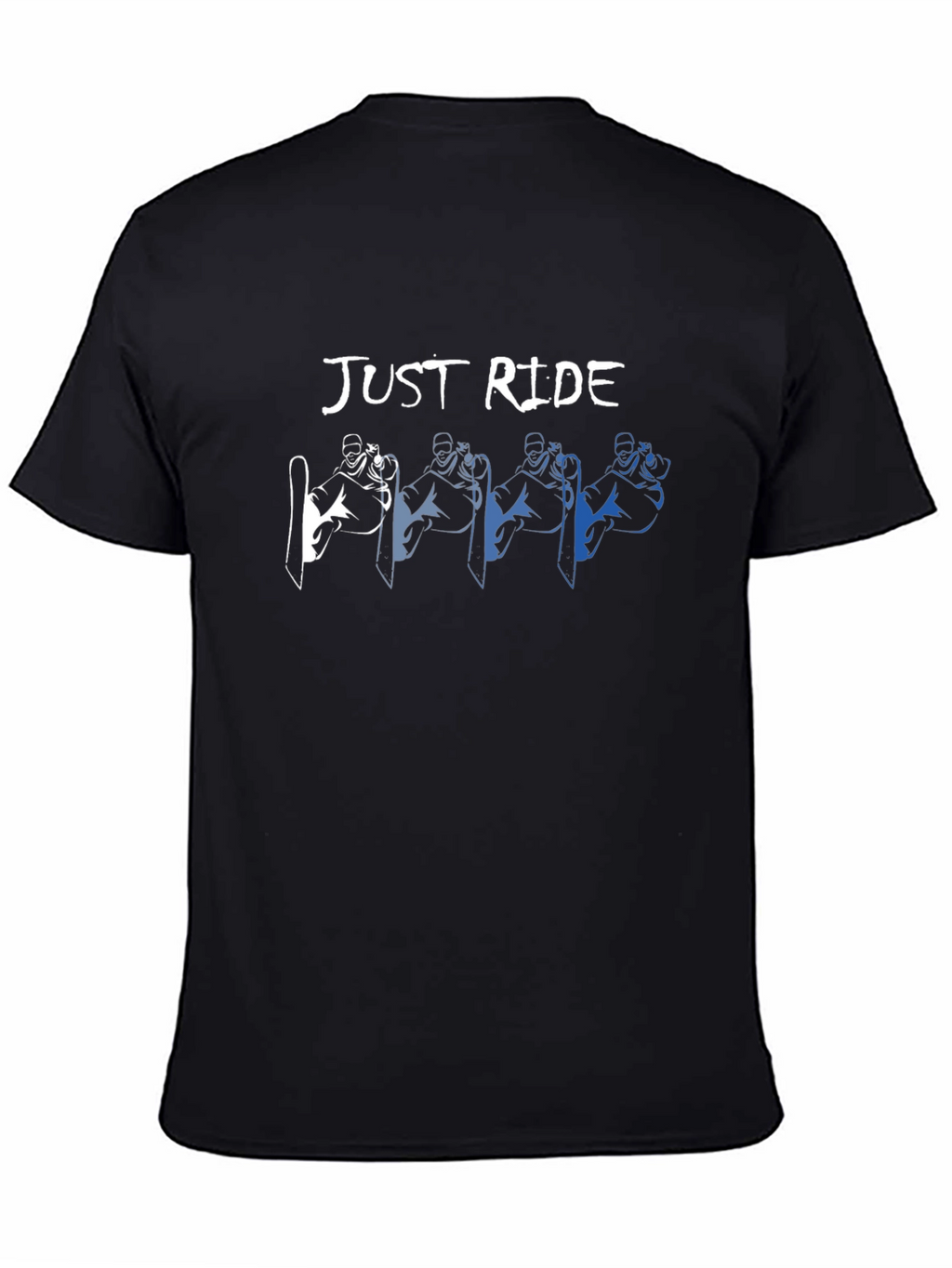 Just Ride Graphic T-Shirt: Snowboarder Design