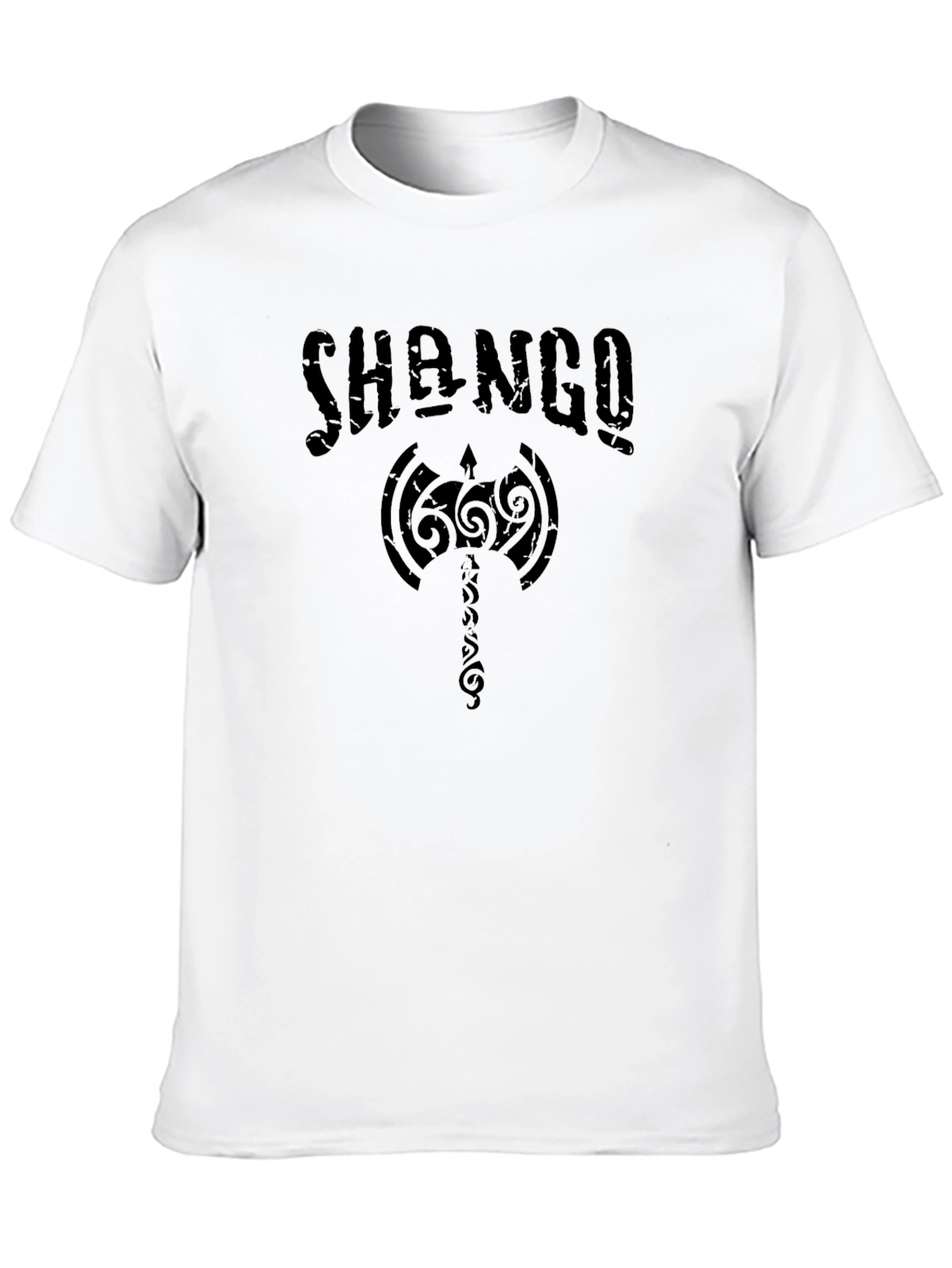 Shango Orisha Black Graphic T-Shirt