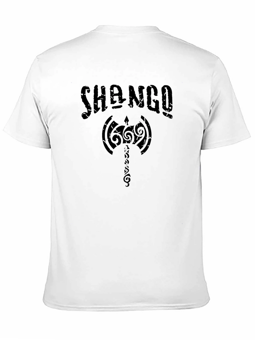Shango Orisha Black Graphic T-Shirt