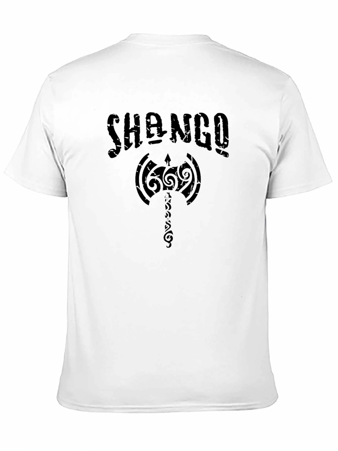 Shango Orisha Black Graphic T-Shirt