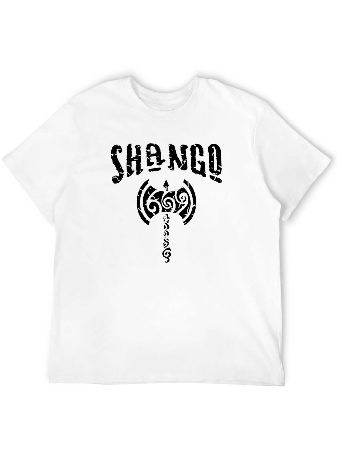Shango Orisha Black Graphic T-Shirt