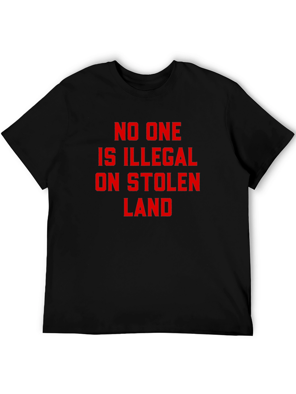 Stolen Land T-Shirt - No One is Illegal