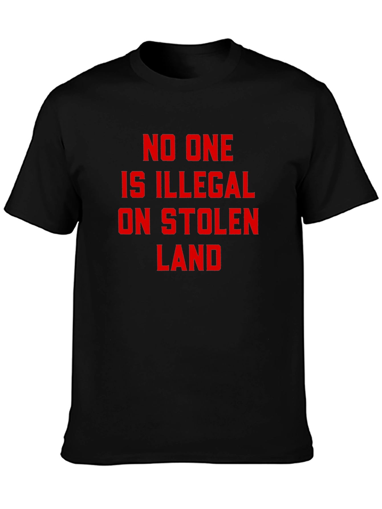 Stolen Land T-Shirt - No One is Illegal