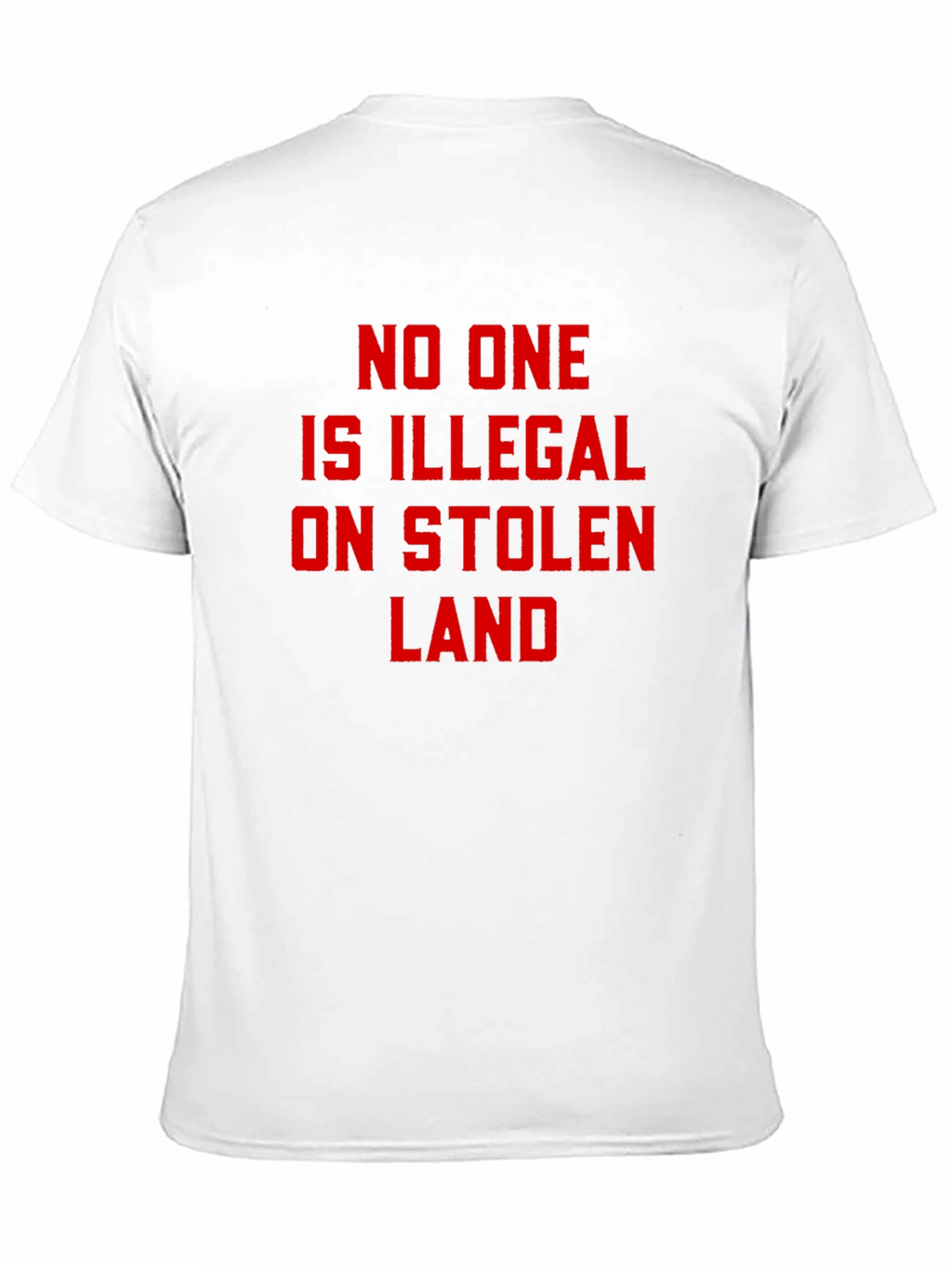 Stolen Land T-Shirt - No One is Illegal