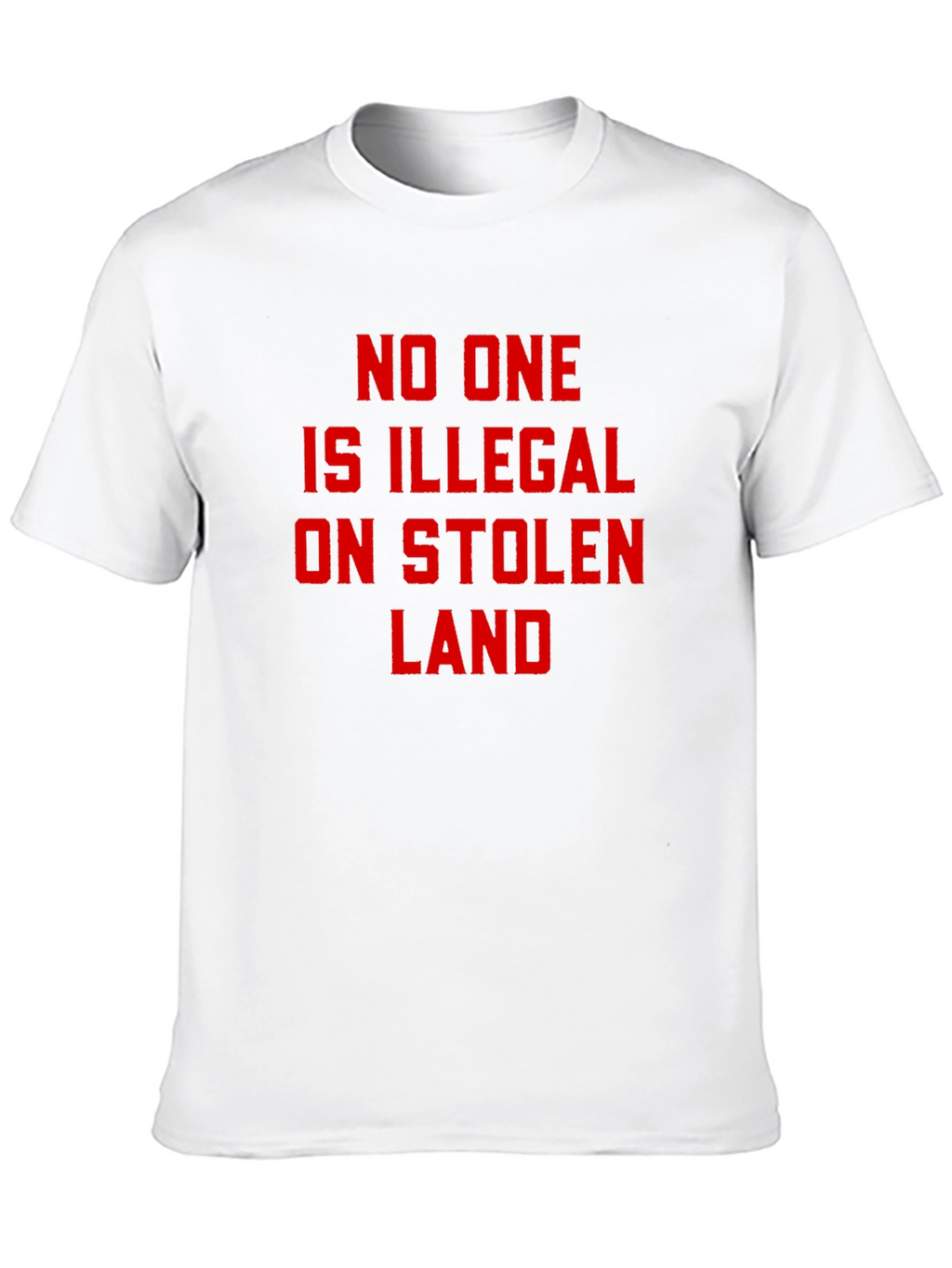 Stolen Land T-Shirt - No One is Illegal