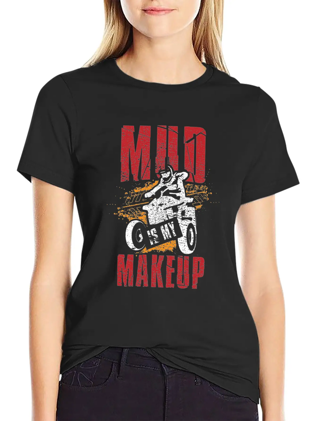 Mud Is My Makeup Unisex Short Sleeve Soft Cotton T-Shirt – Casual Everyday Wear