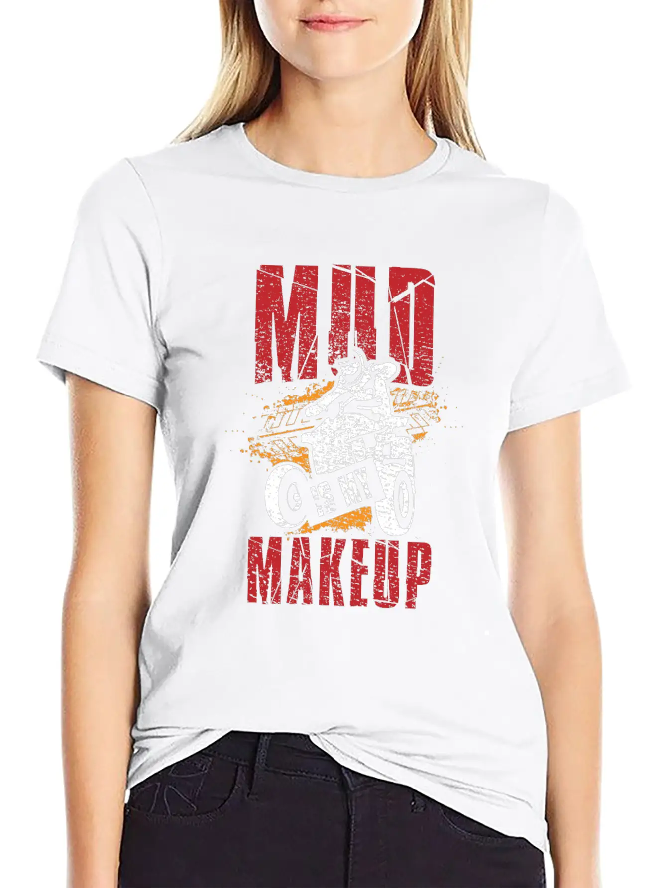 Mud Is My Makeup Unisex Short Sleeve Soft Cotton T-Shirt – Casual Everyday Wear