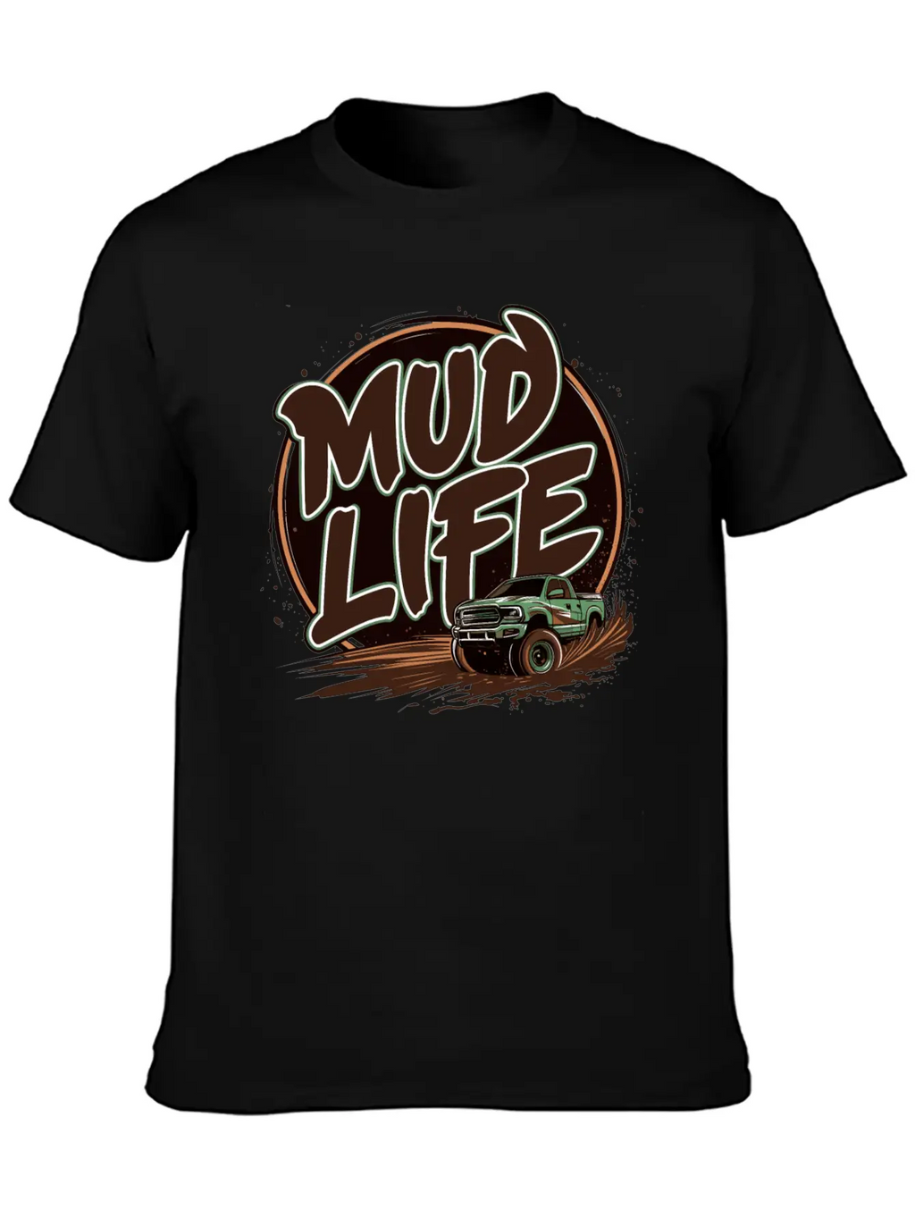 Mud Life Tee Breathable Soft Cotton T-Shirt – Timeless Casual Look