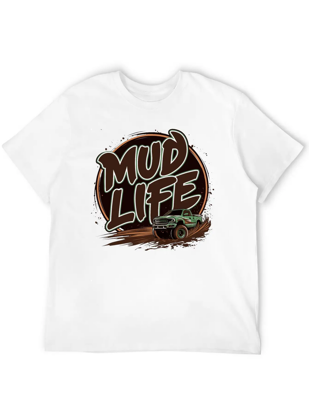 Mud Life Tee Breathable Soft Cotton T-Shirt – Timeless Casual Look