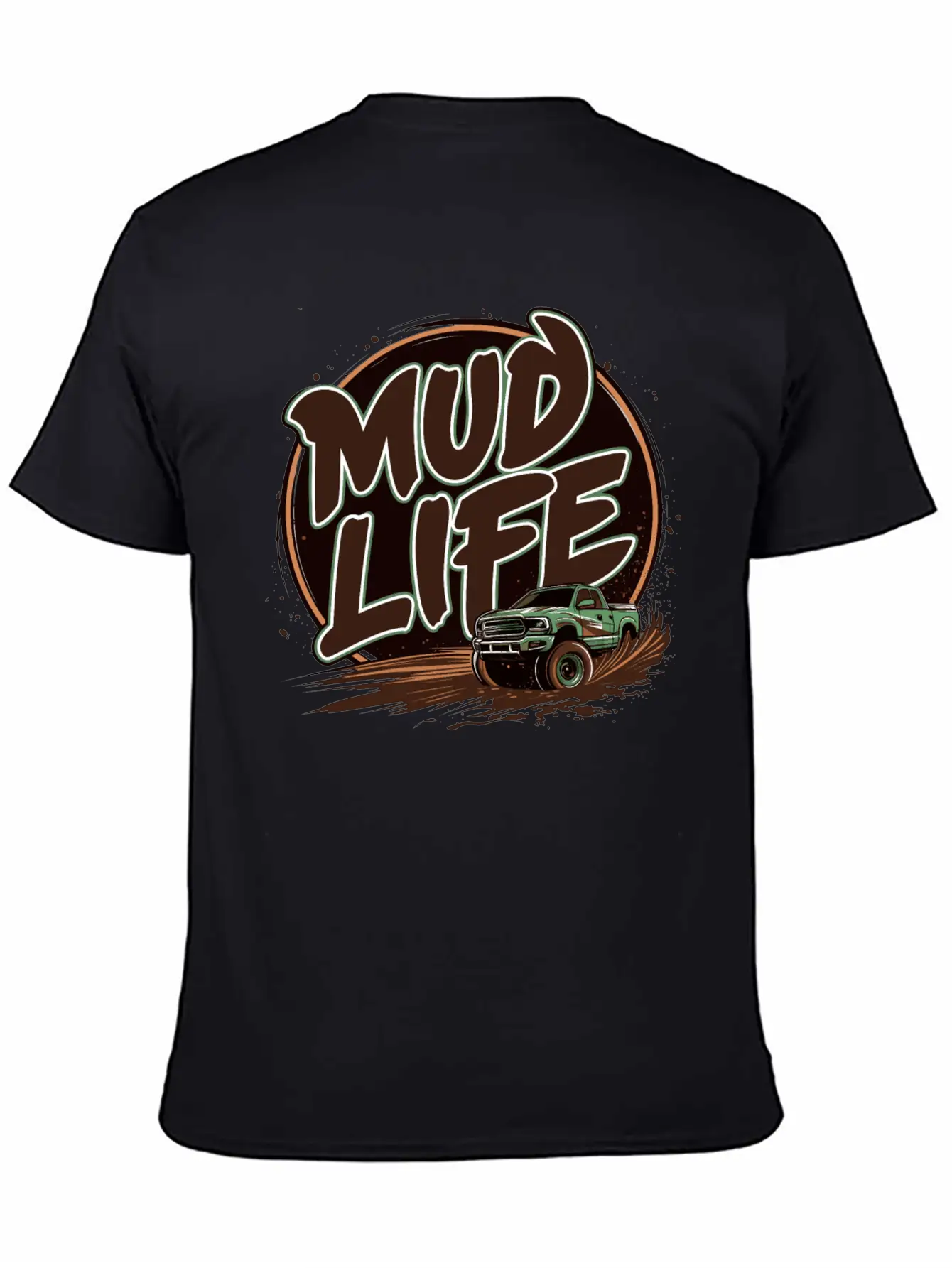 Mud Life Tee Breathable Soft Cotton T-Shirt – Timeless Casual Look