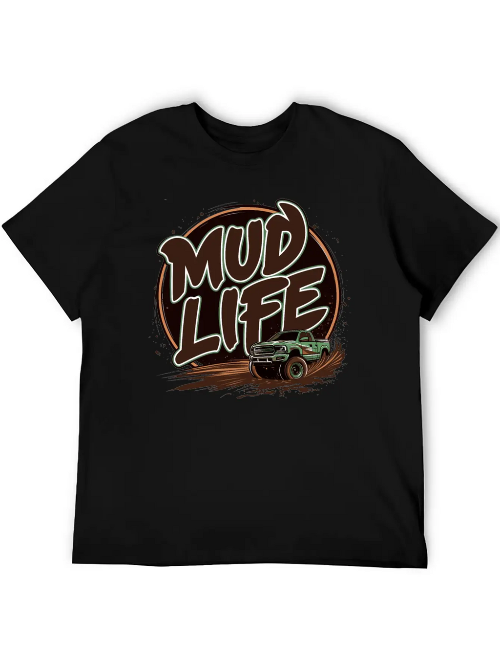 Mud Life Tee Breathable Soft Cotton T-Shirt – Timeless Casual Look