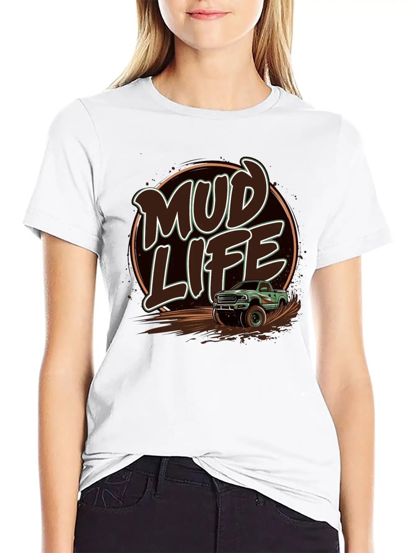 Mud Life Tee Breathable Soft Cotton T-Shirt – Timeless Casual Look