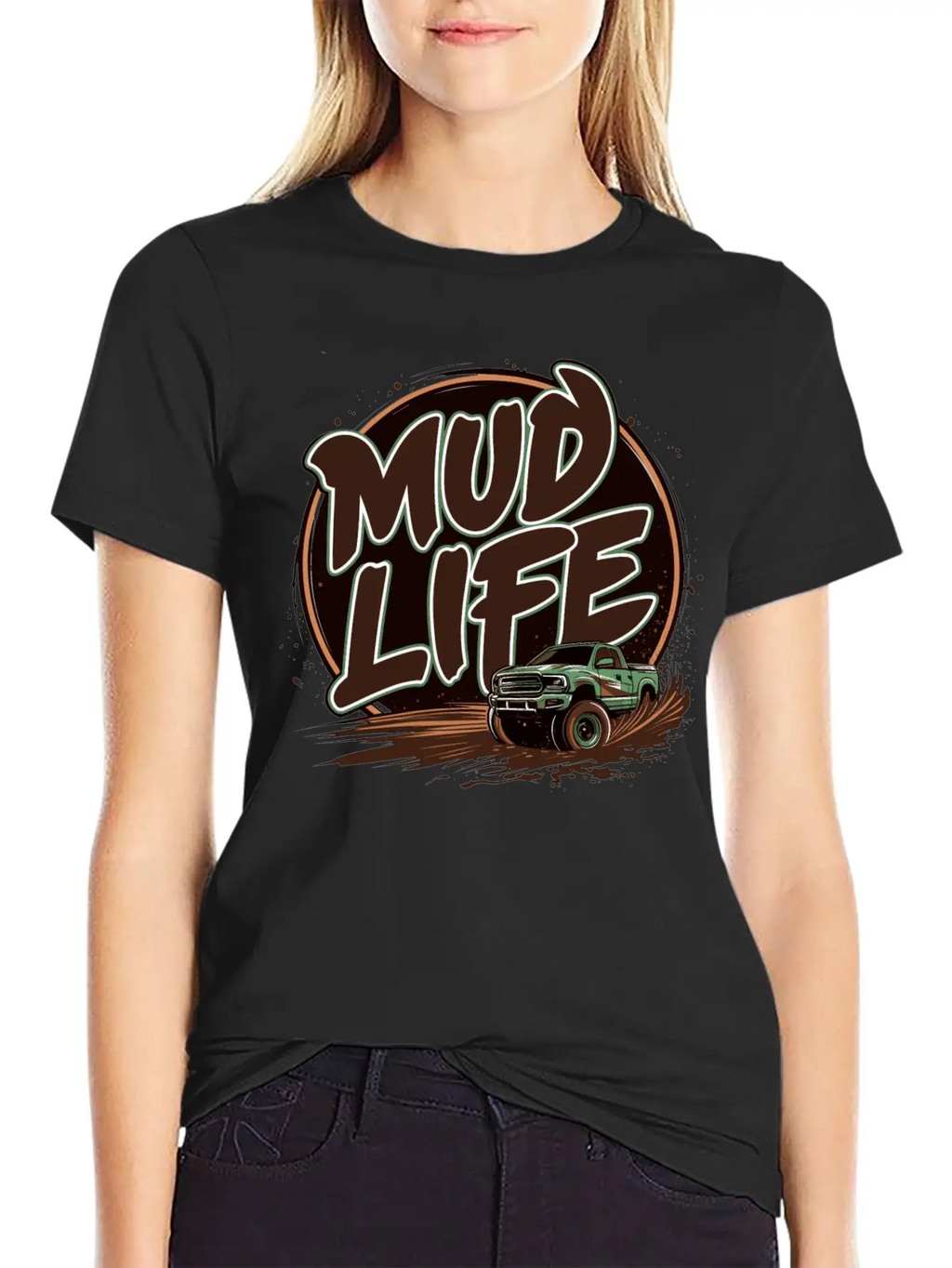 Mud Life Tee Breathable Soft Cotton T-Shirt – Timeless Casual Look