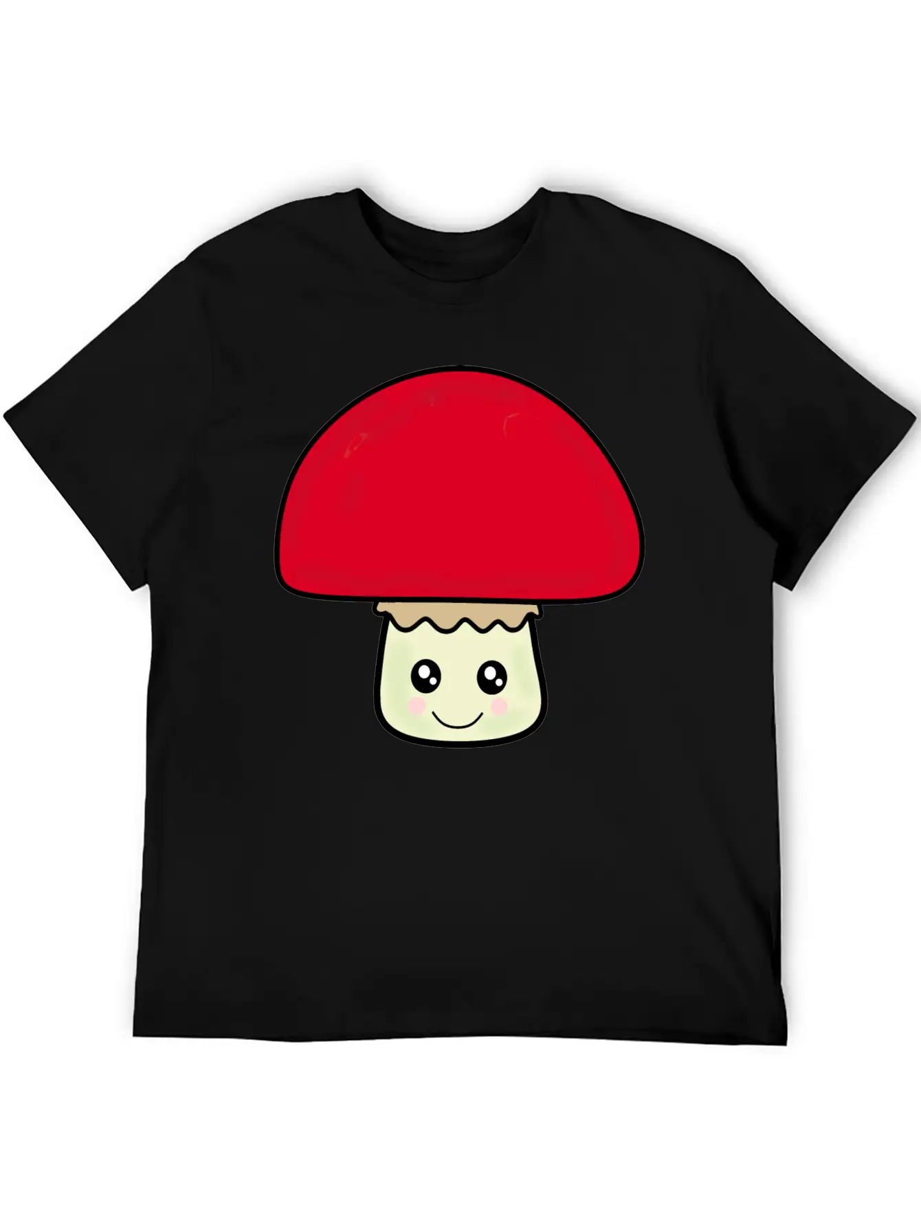 Mushroom Breathable Soft Cotton T-Shirt – Timeless Casual Look
