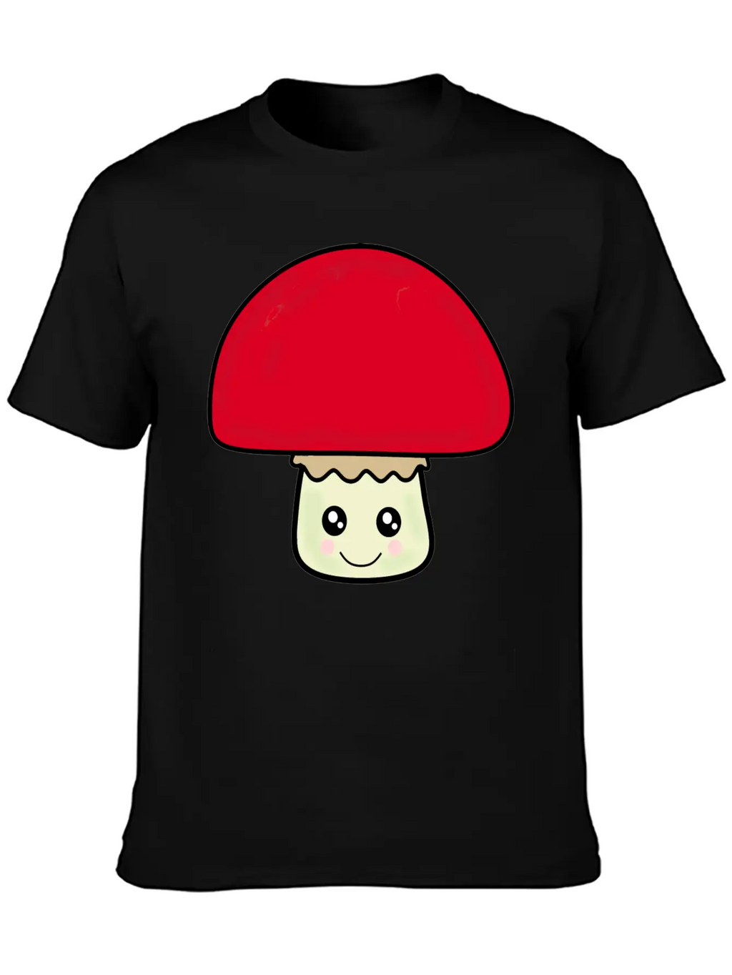 Mushroom Breathable Soft Cotton T-Shirt – Timeless Casual Look