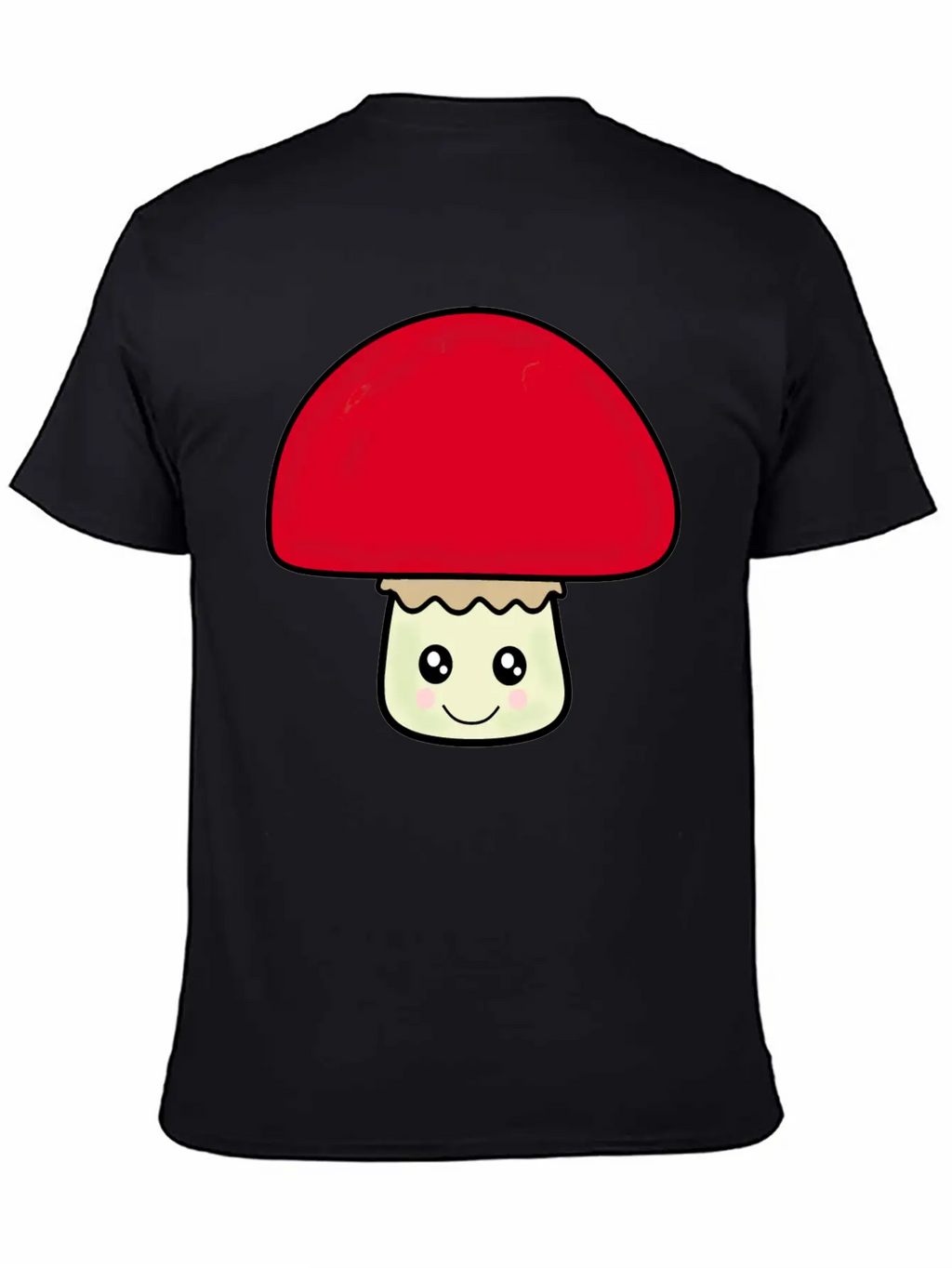 Mushroom Breathable Soft Cotton T-Shirt – Timeless Casual Look