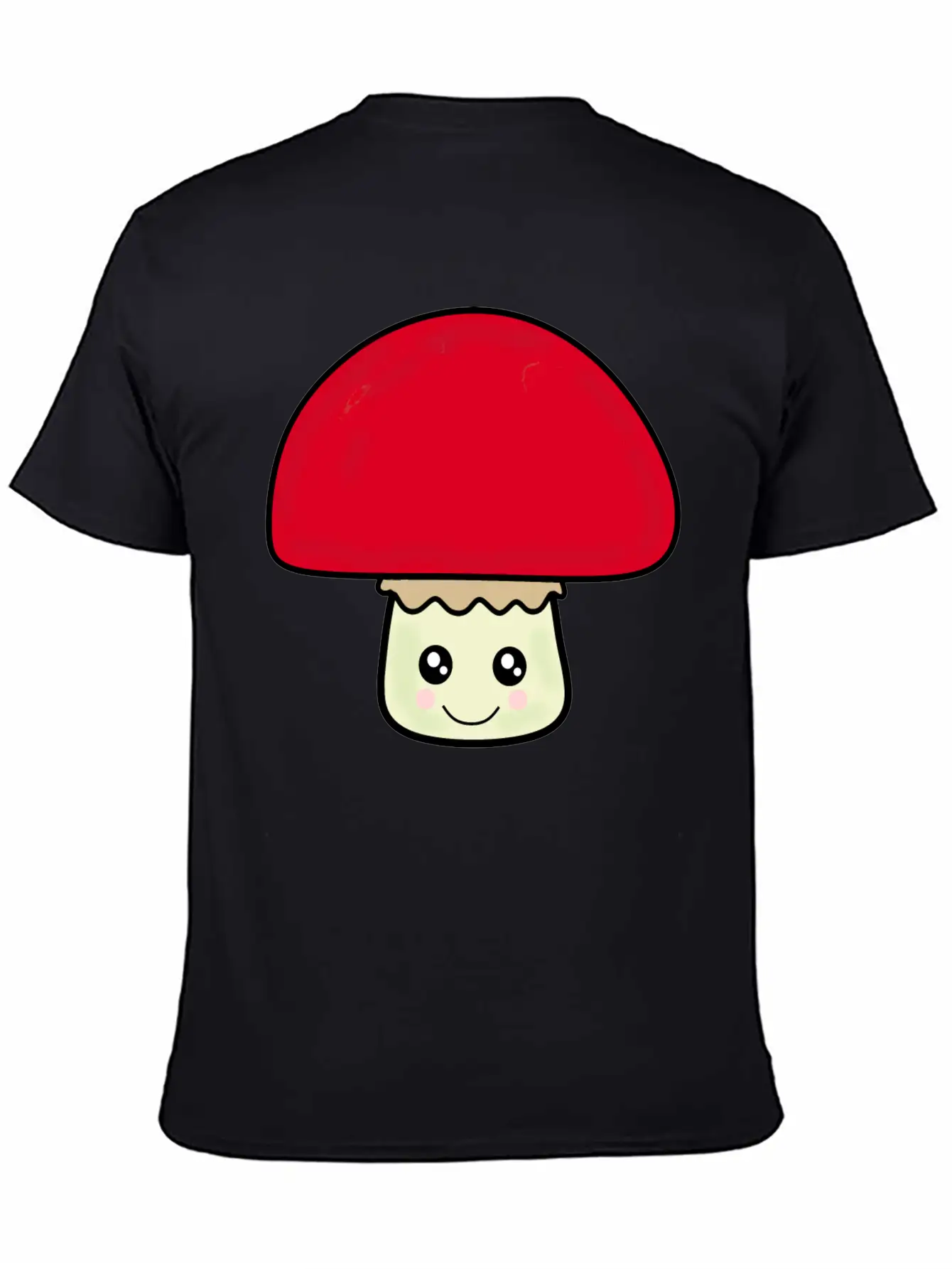 Mushroom Breathable Soft Cotton T-Shirt – Timeless Casual Look