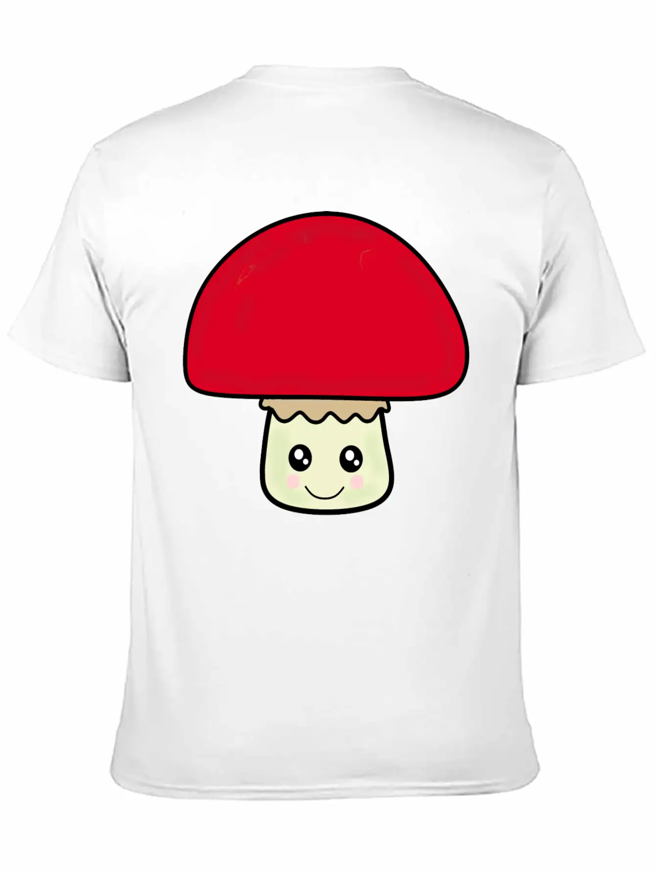 Mushroom Breathable Soft Cotton T-Shirt – Timeless Casual Look
