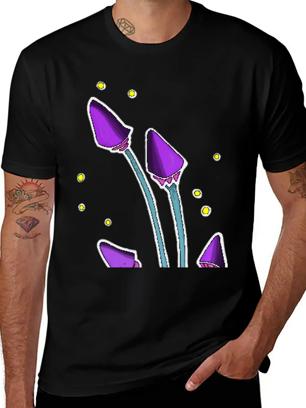 Mushroom Island Unisex Short Sleeve Soft Cotton T-Shirt – Casual Everyday Wear