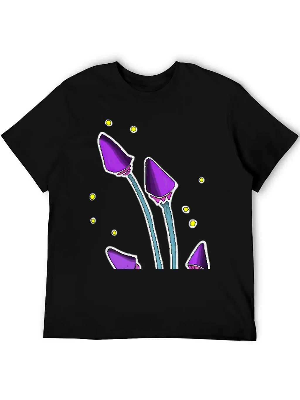 Mushroom Island Unisex Short Sleeve Soft Cotton T-Shirt – Casual Everyday Wear
