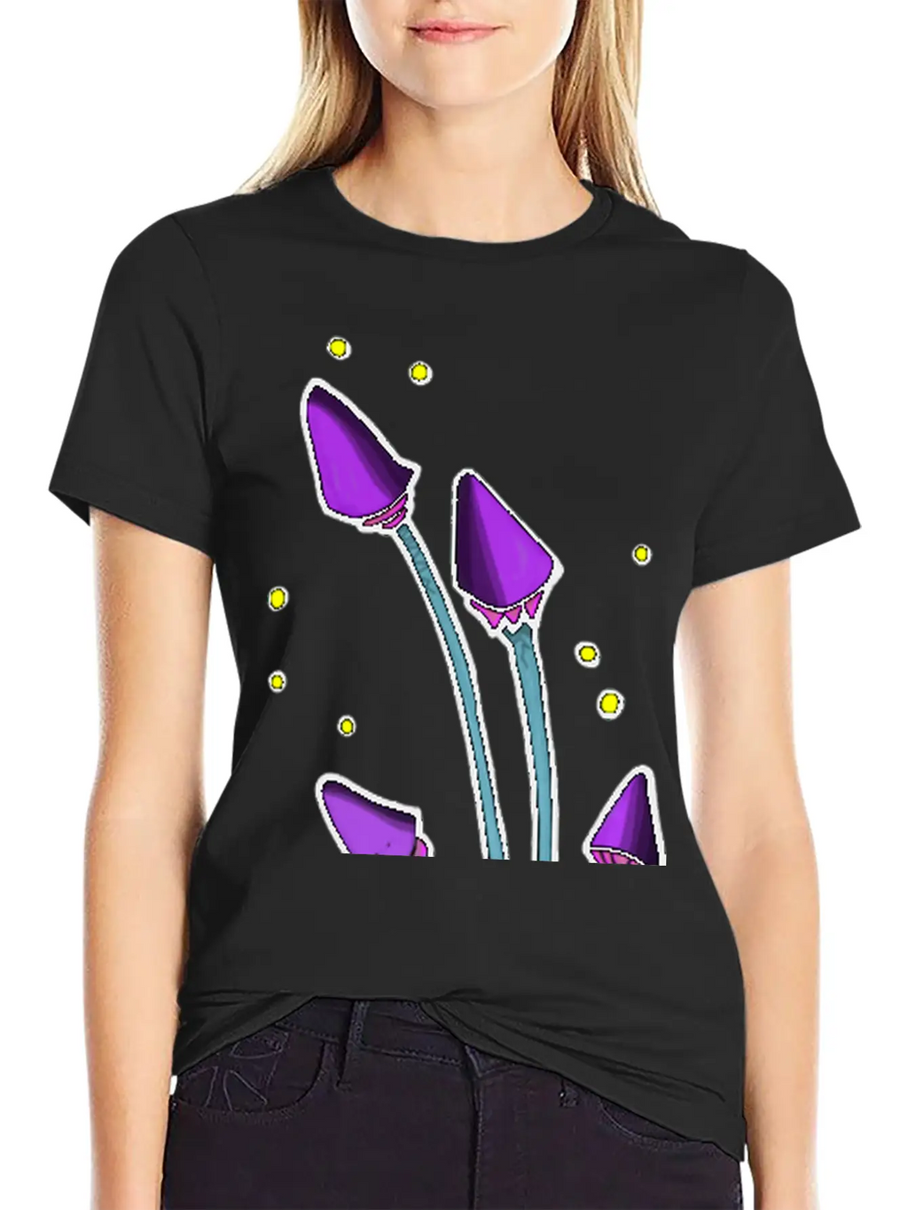Mushroom Island Unisex Short Sleeve Soft Cotton T-Shirt – Casual Everyday Wear