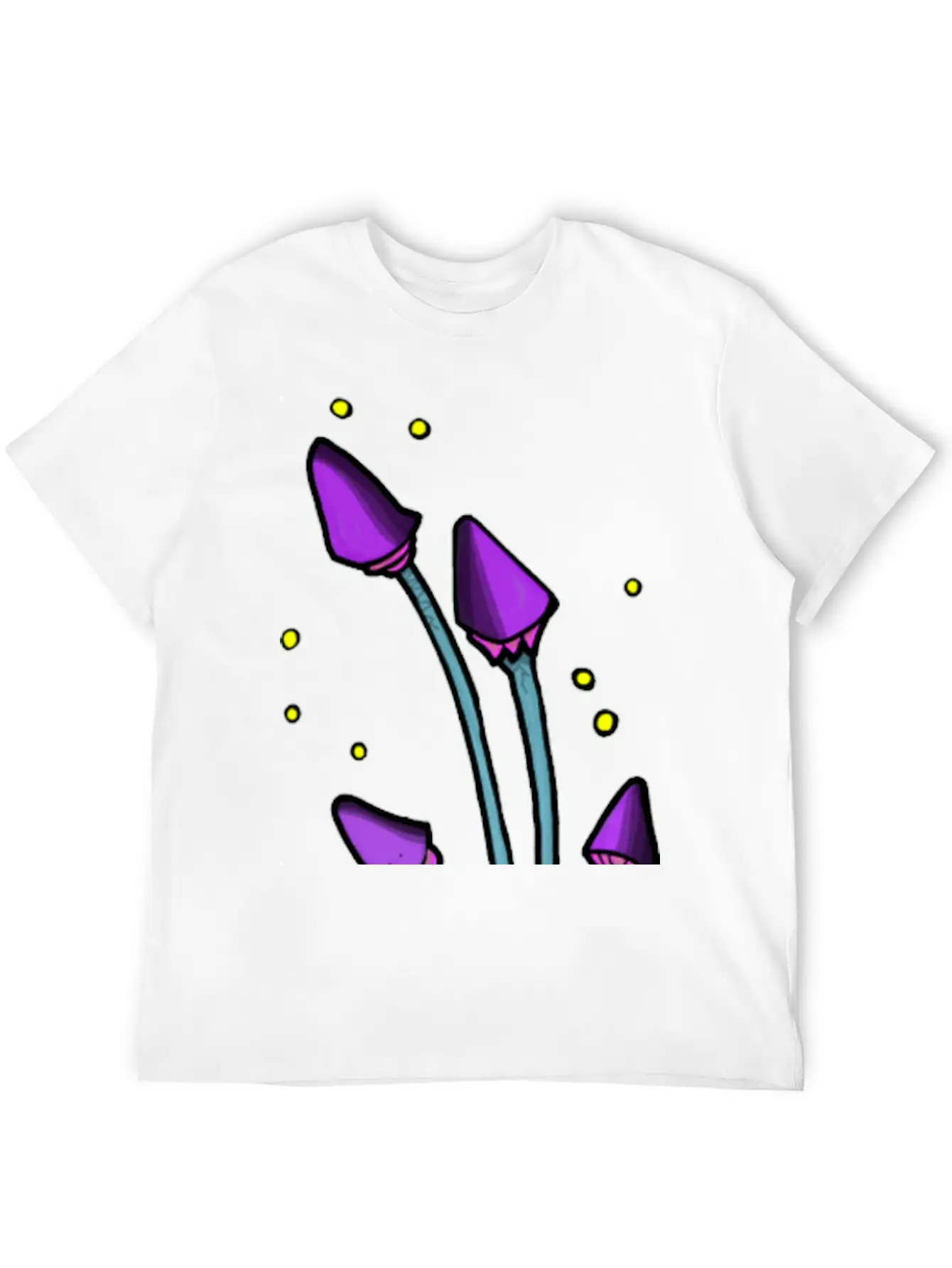 Mushroom Island Unisex Short Sleeve Soft Cotton T-Shirt – Casual Everyday Wear