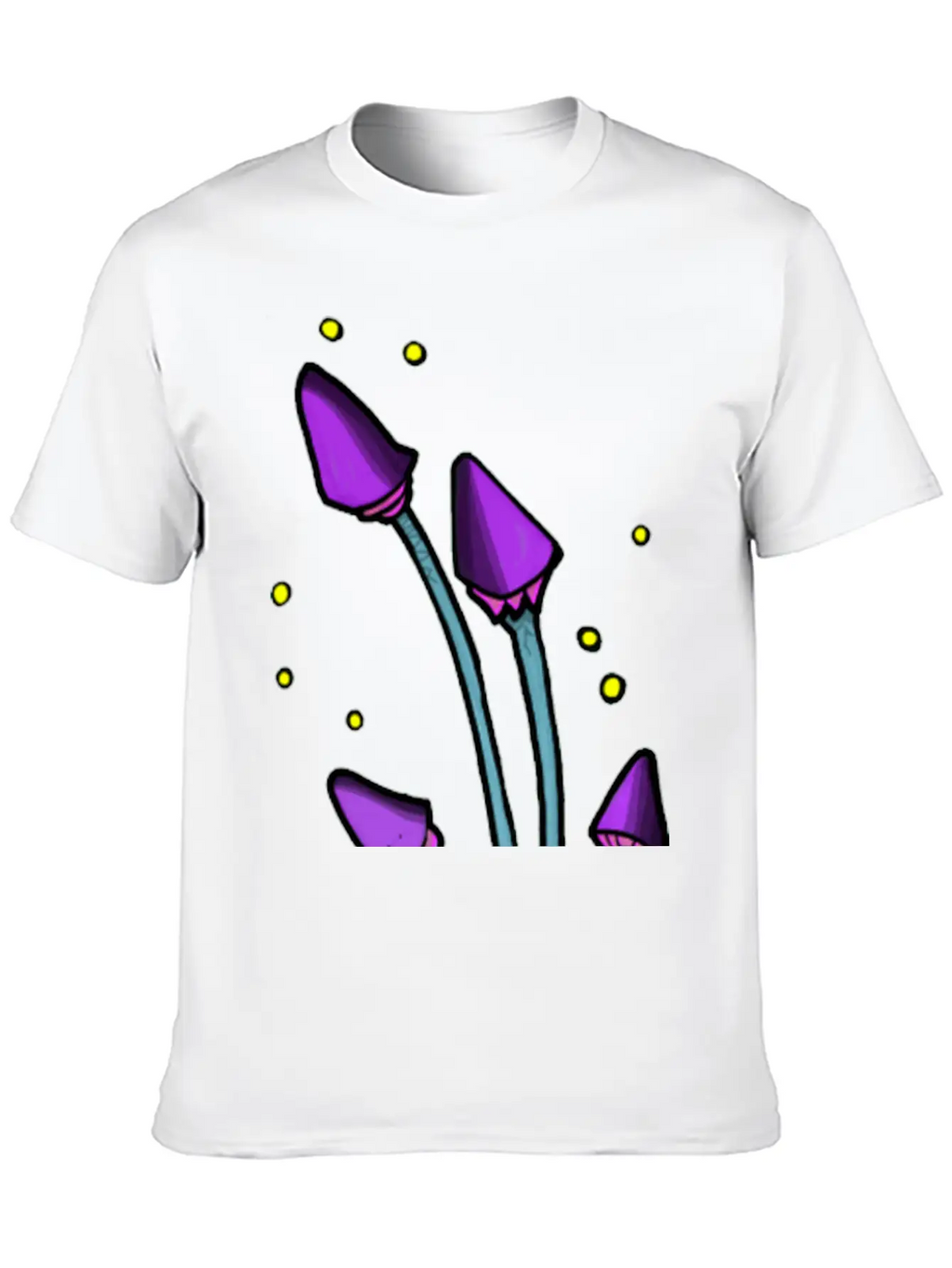 Mushroom Island Unisex Short Sleeve Soft Cotton T-Shirt – Casual Everyday Wear