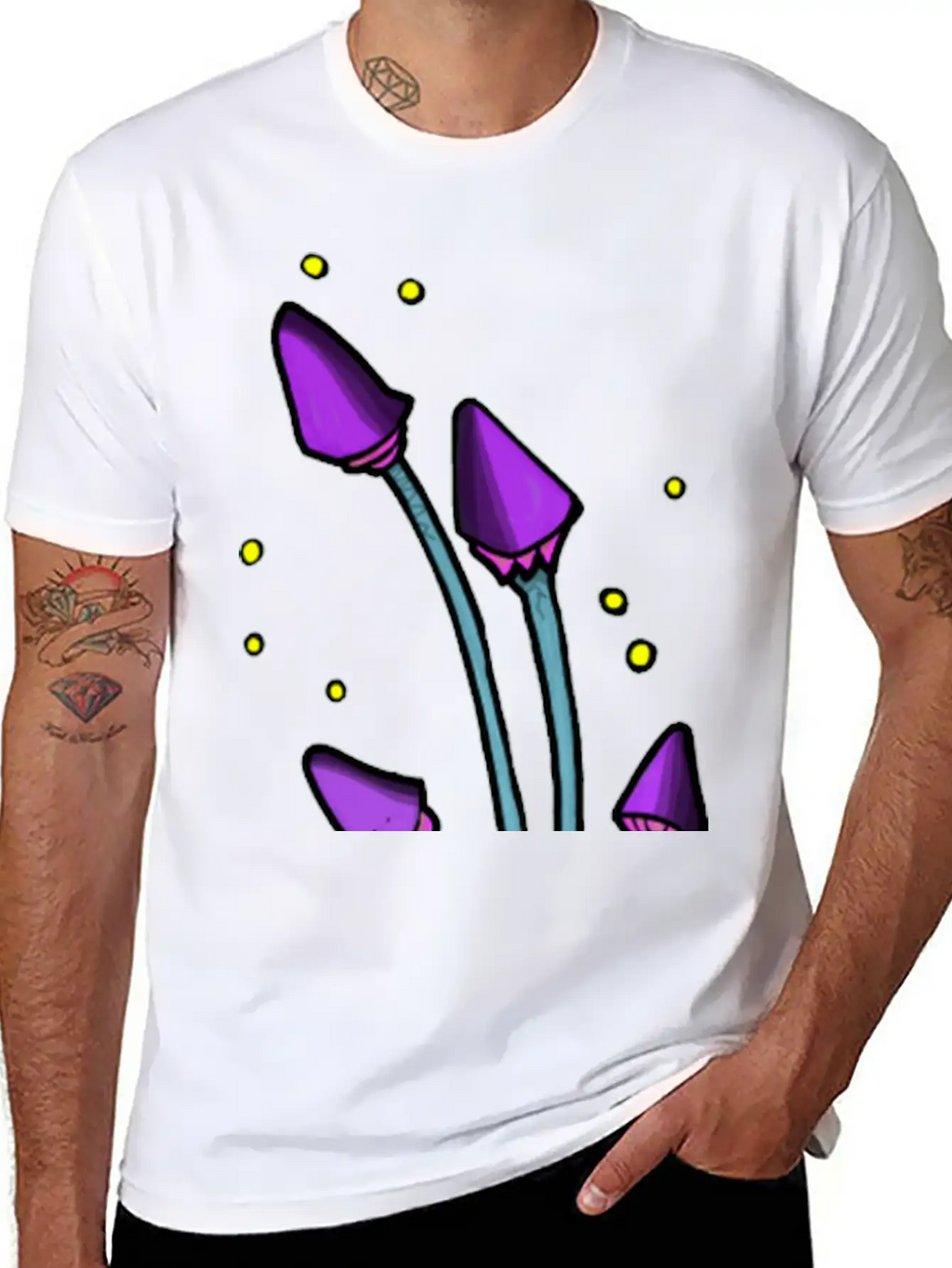 Mushroom Island Unisex Short Sleeve Soft Cotton T-Shirt – Casual Everyday Wear