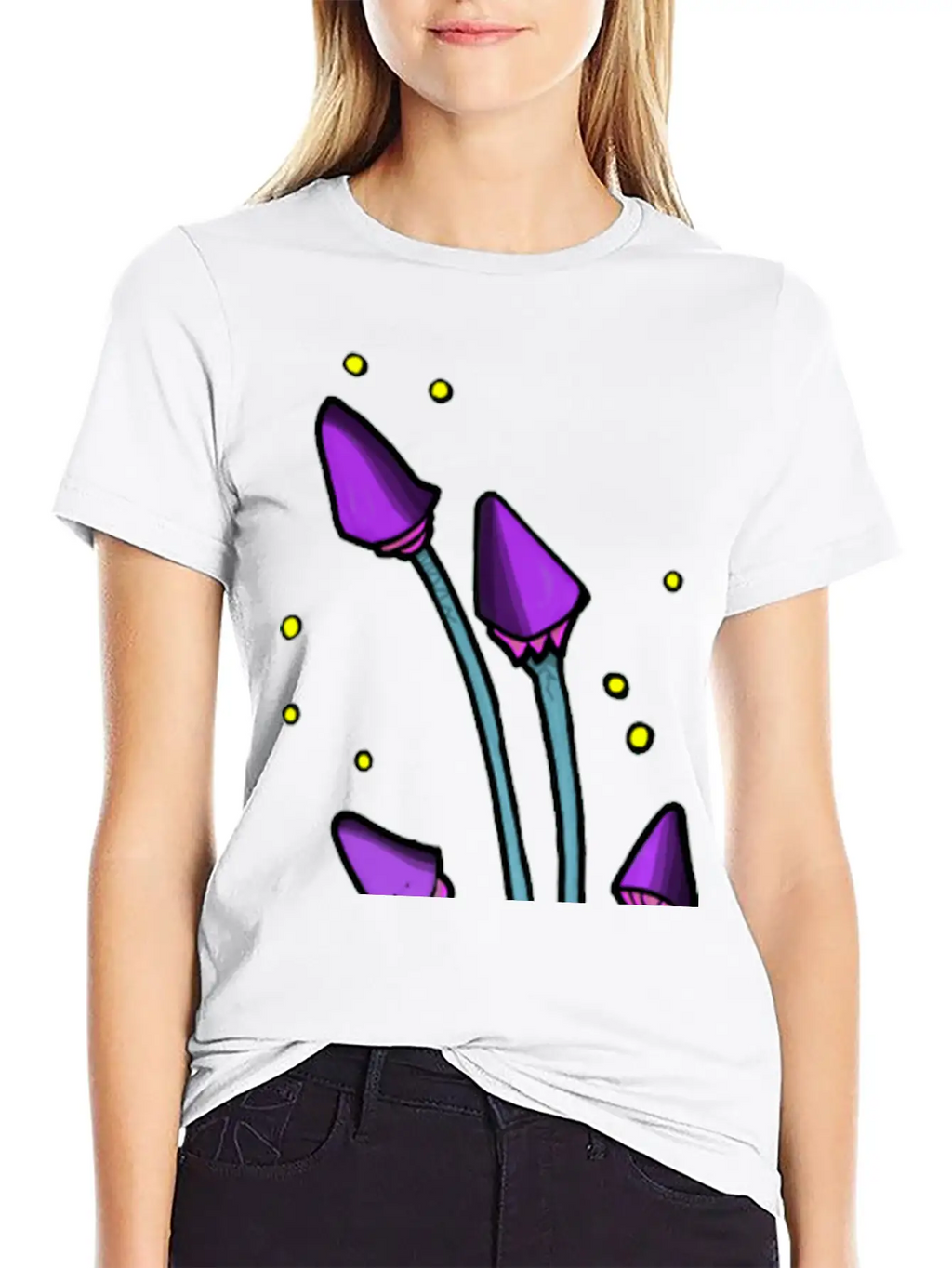 Mushroom Island Unisex Short Sleeve Soft Cotton T-Shirt – Casual Everyday Wear