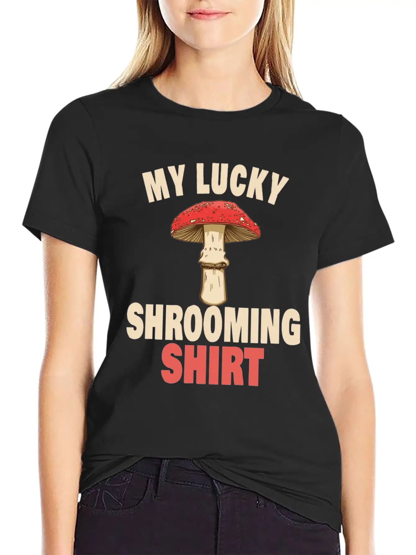 Mushroom Picker Mushroom Farmer Mushroom Basket Casual Graphic T-Shirt – Simple And Comfortable Daily Wear