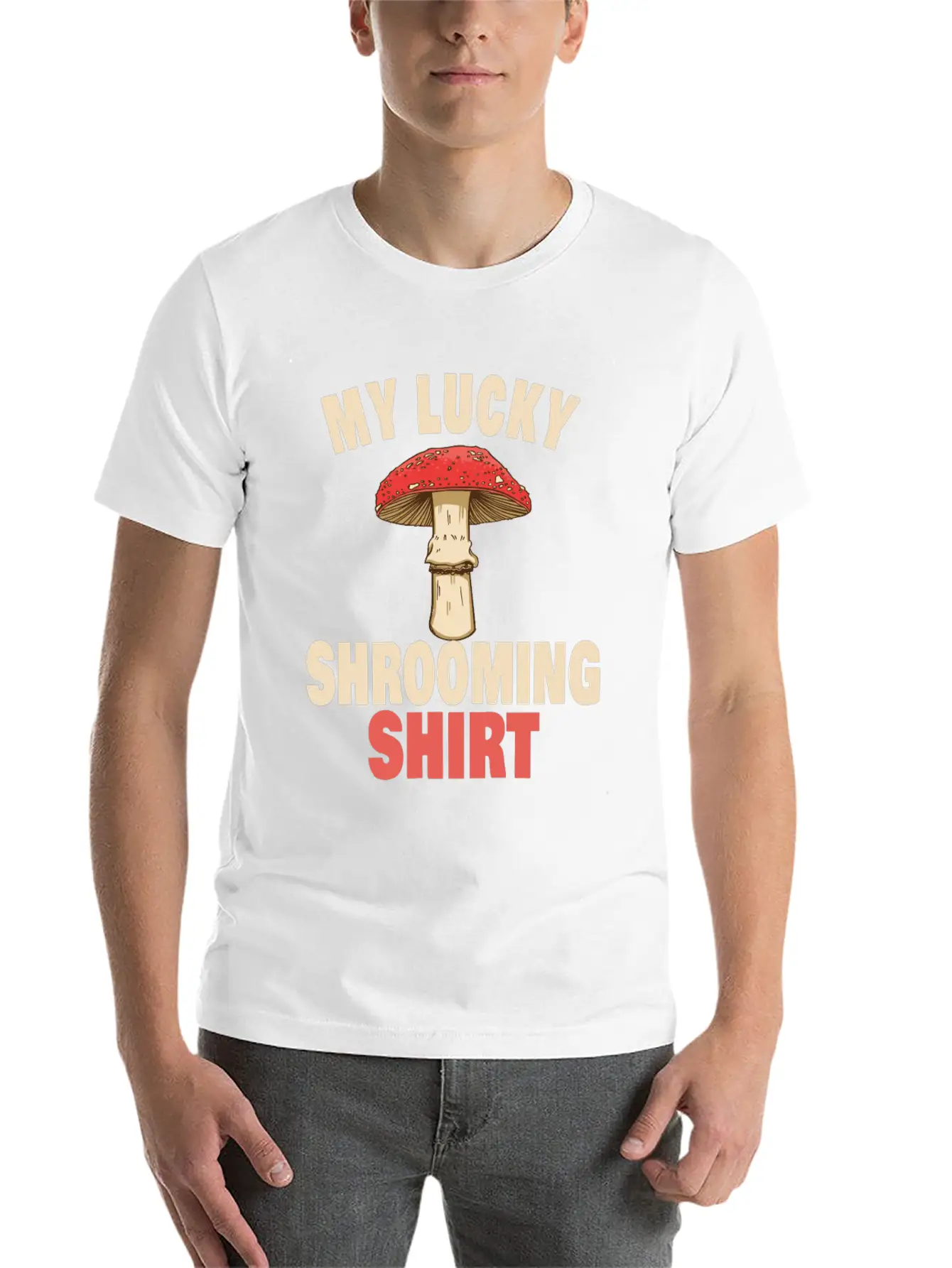 Mushroom Picker Mushroom Farmer Mushroom Basket Casual Graphic T-Shirt – Simple And Comfortable Daily Wear
