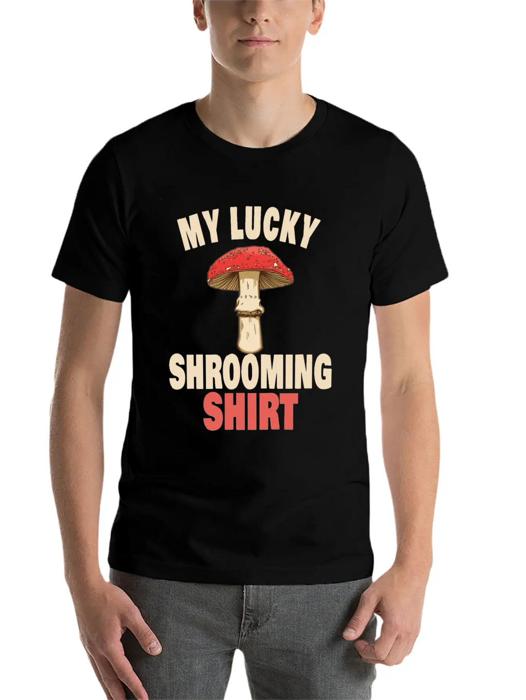 Mushroom Picker Mushroom Farmer Mushroom Basket Casual Graphic T-Shirt – Simple And Comfortable Daily Wear