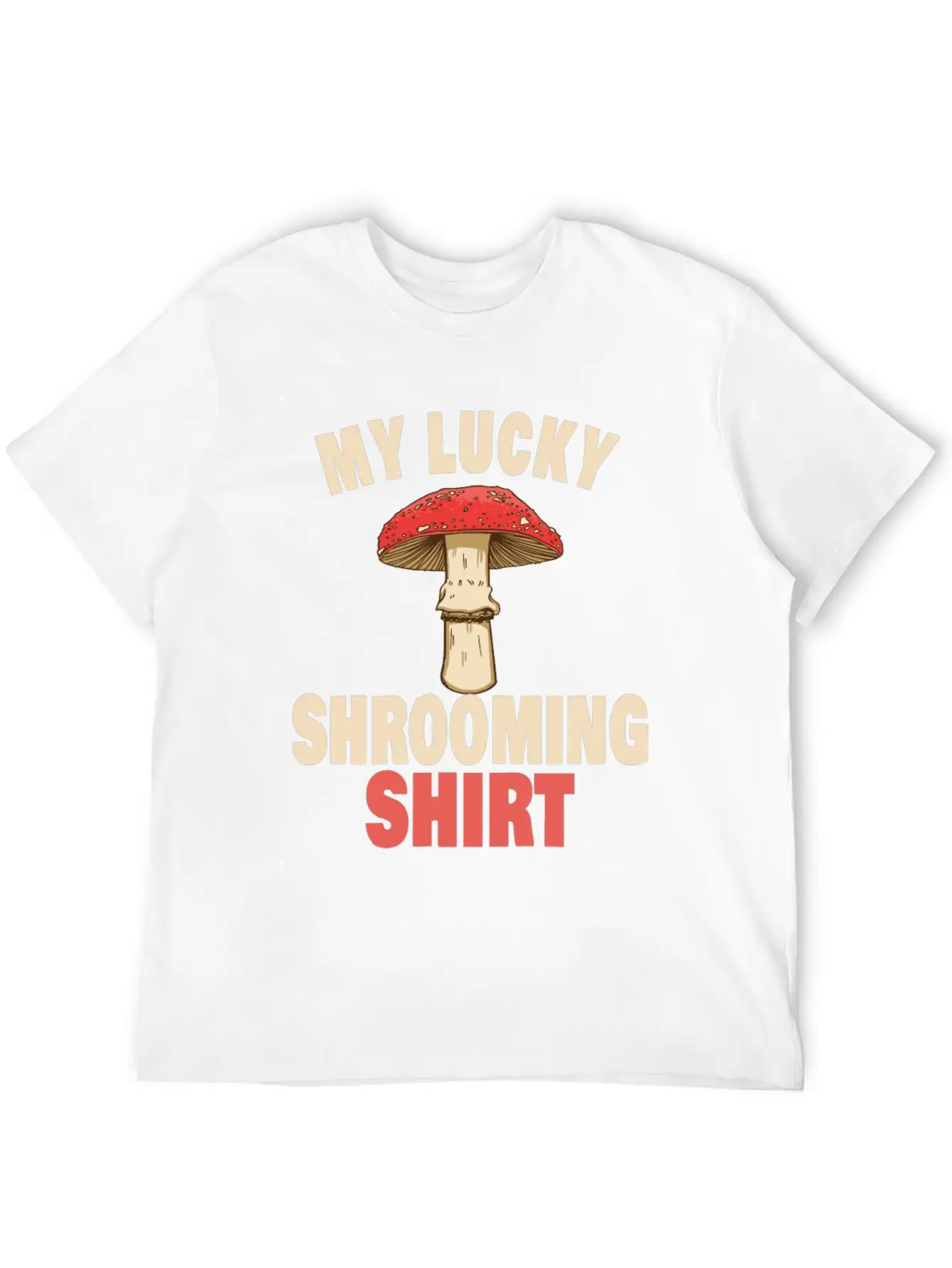 Mushroom Picker Mushroom Farmer Mushroom Basket Casual Graphic T-Shirt – Simple And Comfortable Daily Wear