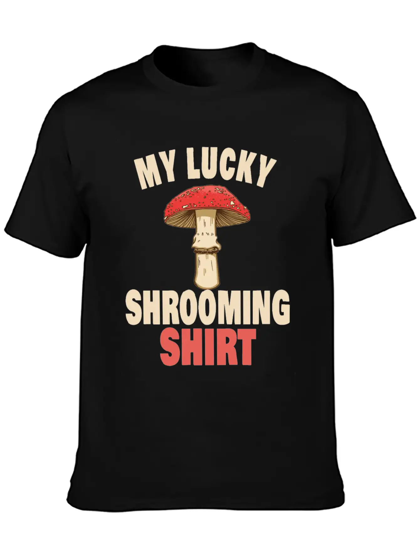 Mushroom Picker Mushroom Farmer Mushroom Basket Casual Graphic T-Shirt – Simple And Comfortable Daily Wear