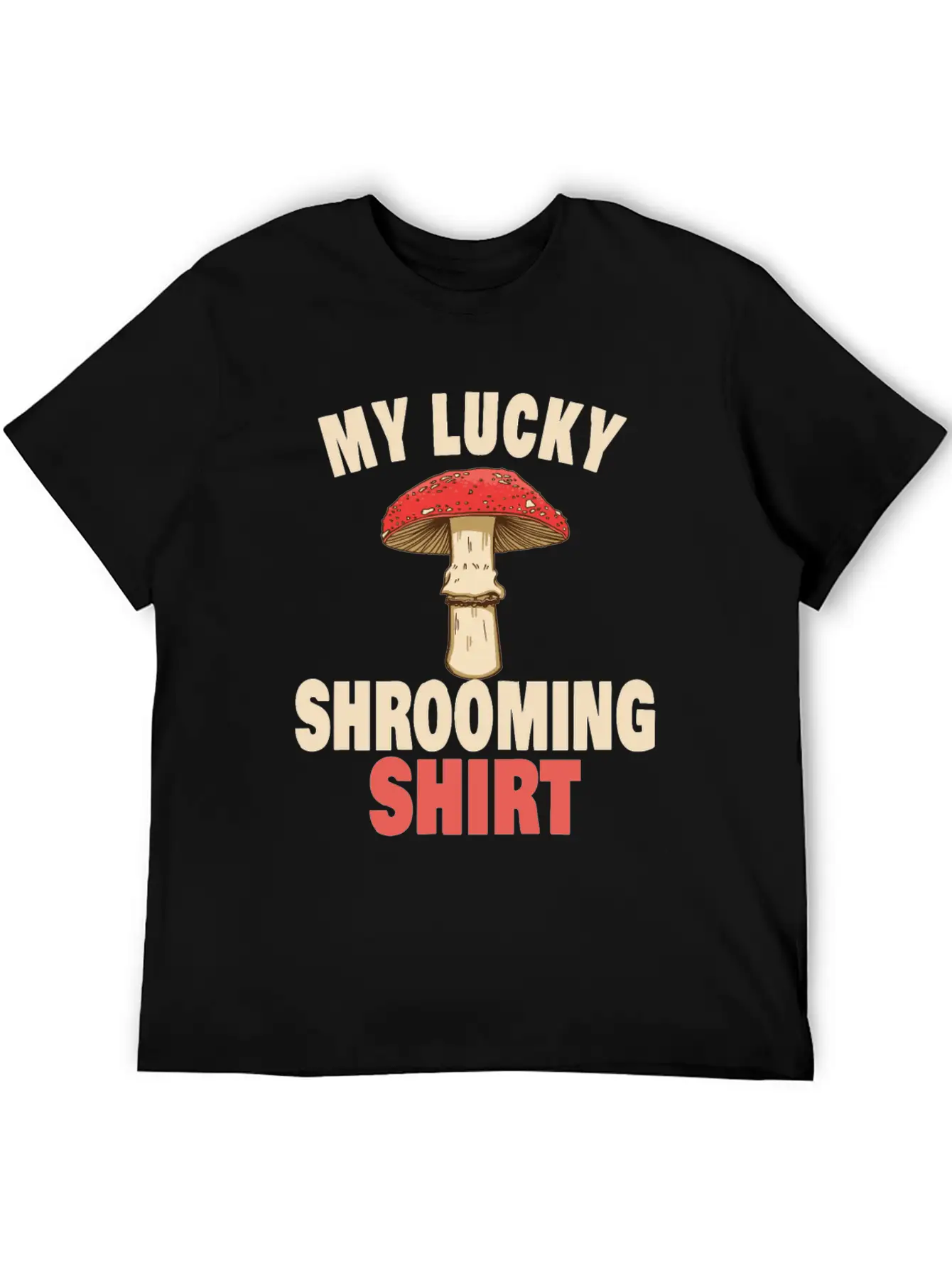 Mushroom Picker Mushroom Farmer Mushroom Basket Casual Graphic T-Shirt – Simple And Comfortable Daily Wear