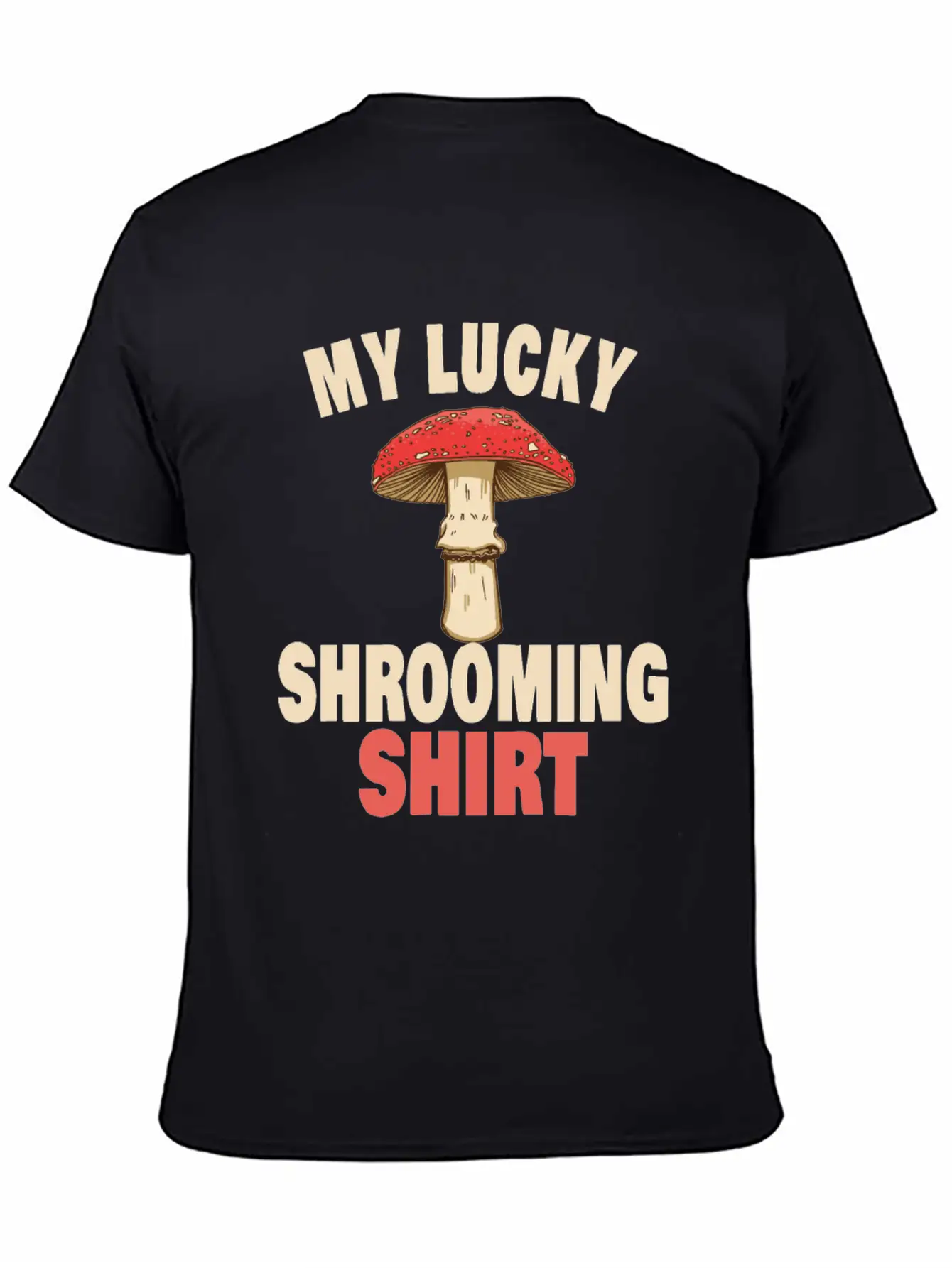 Mushroom Picker Mushroom Farmer Mushroom Basket Casual Graphic T-Shirt – Simple And Comfortable Daily Wear