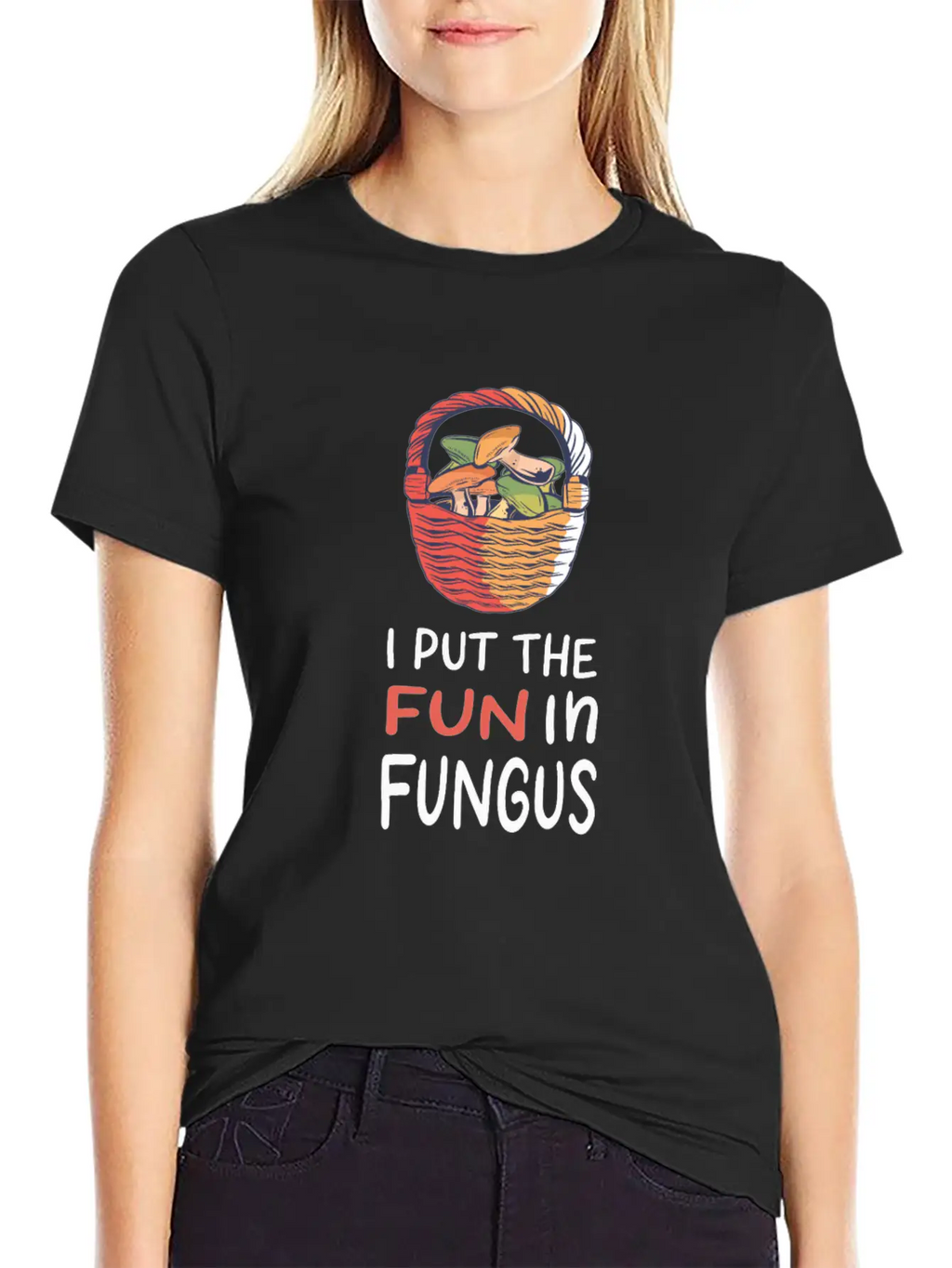 Mushroom Picking Essential Cotton Tee For Daily Outfits – Unisex Style