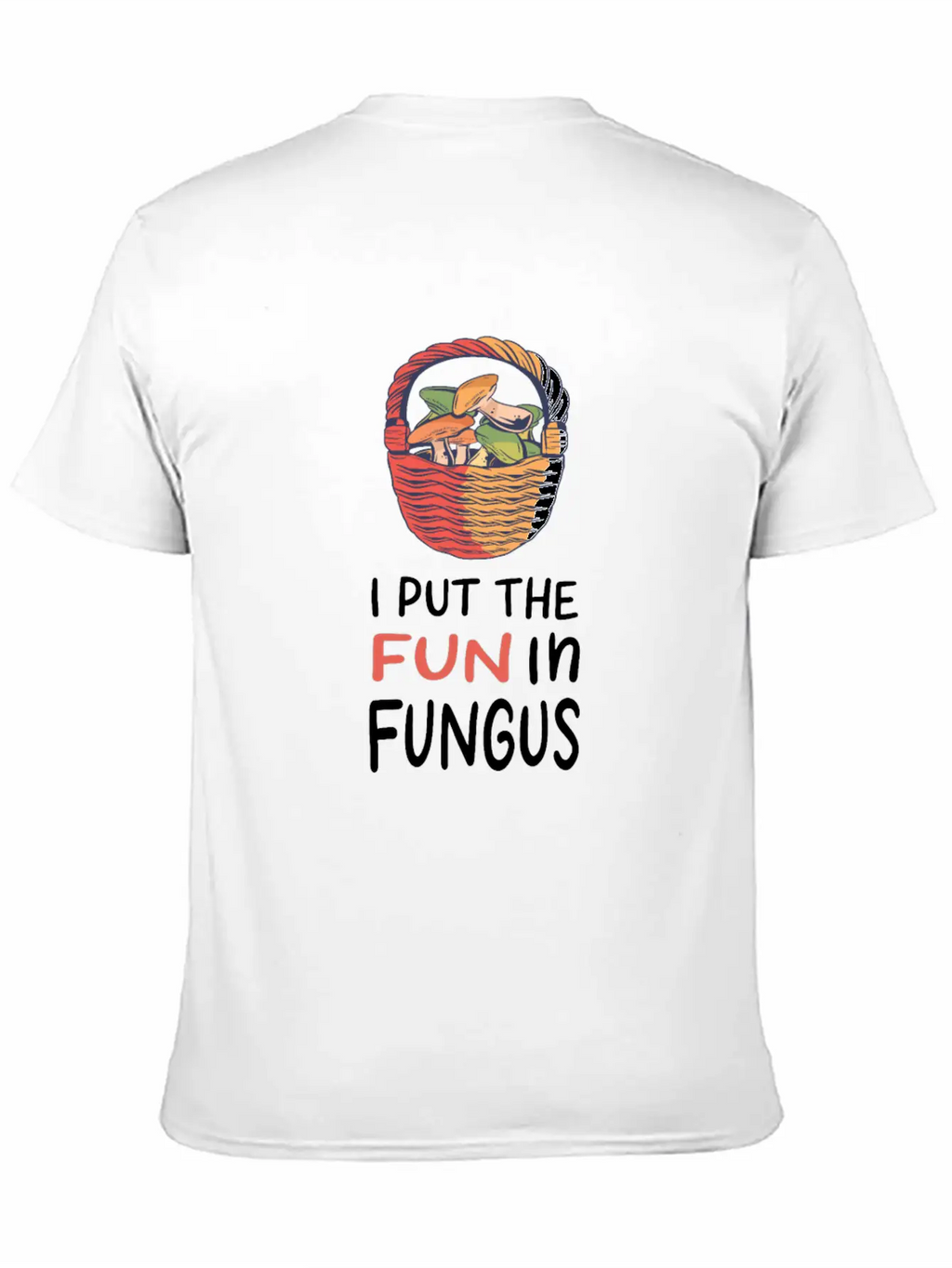 Mushroom Picking Essential Cotton Tee For Daily Outfits – Unisex Style