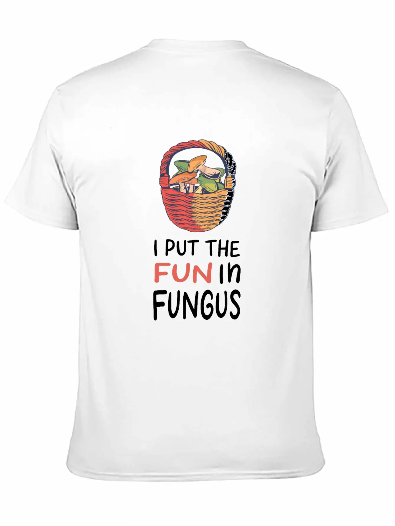 Mushroom Picking Essential Cotton Tee For Daily Outfits – Unisex Style