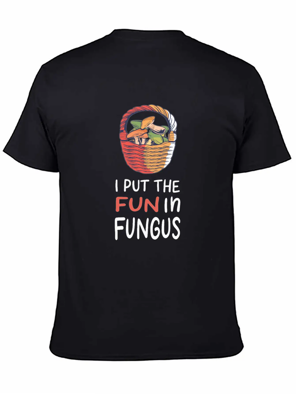 Mushroom Picking Essential Cotton Tee For Daily Outfits – Unisex Style