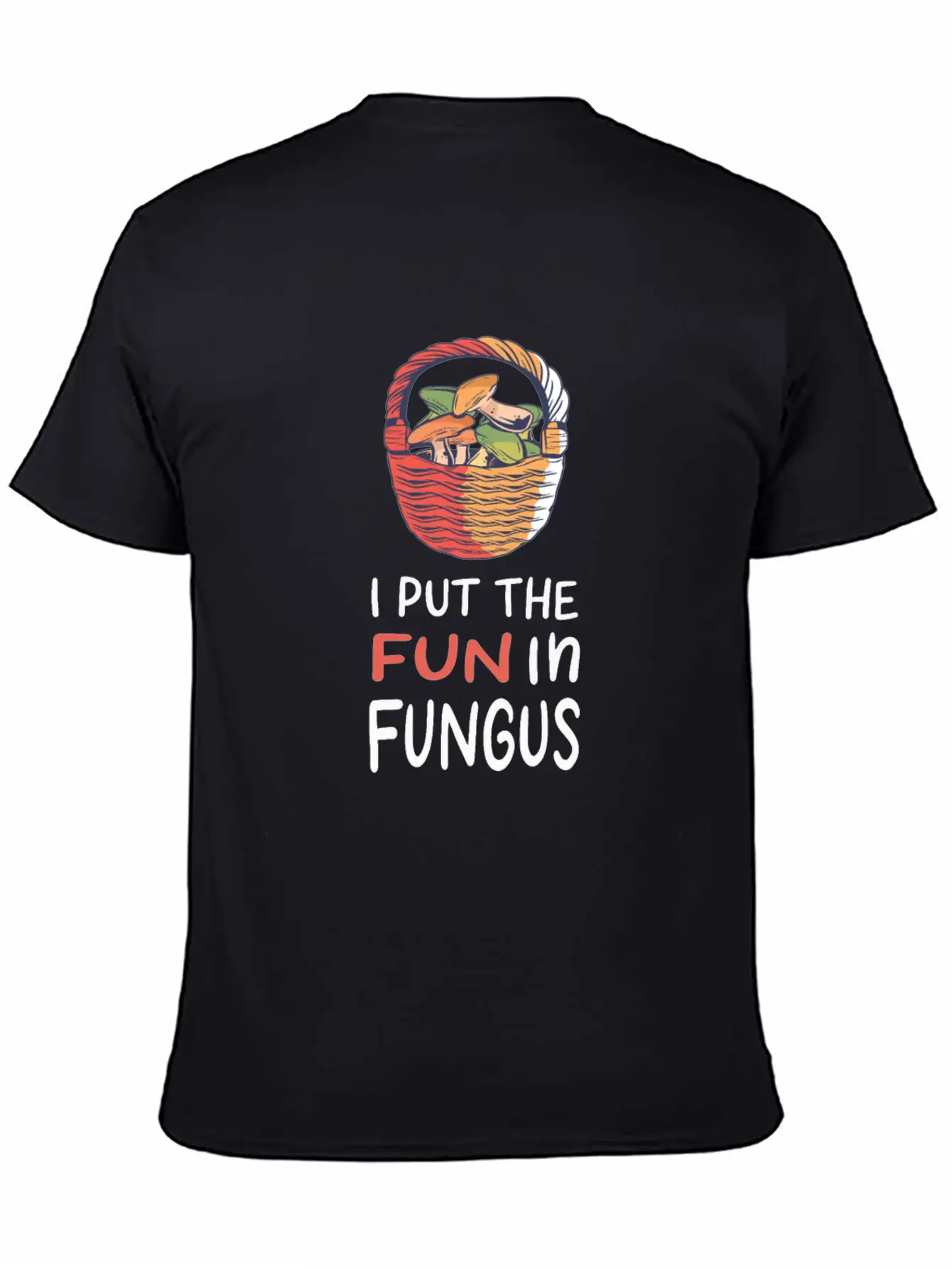 Mushroom Picking Essential Cotton Tee For Daily Outfits – Unisex Style