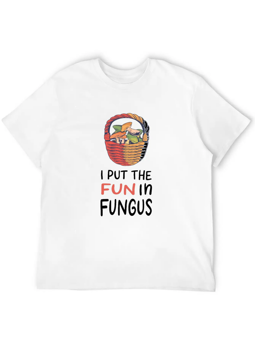 Mushroom Picking Essential Cotton Tee For Daily Outfits – Unisex Style