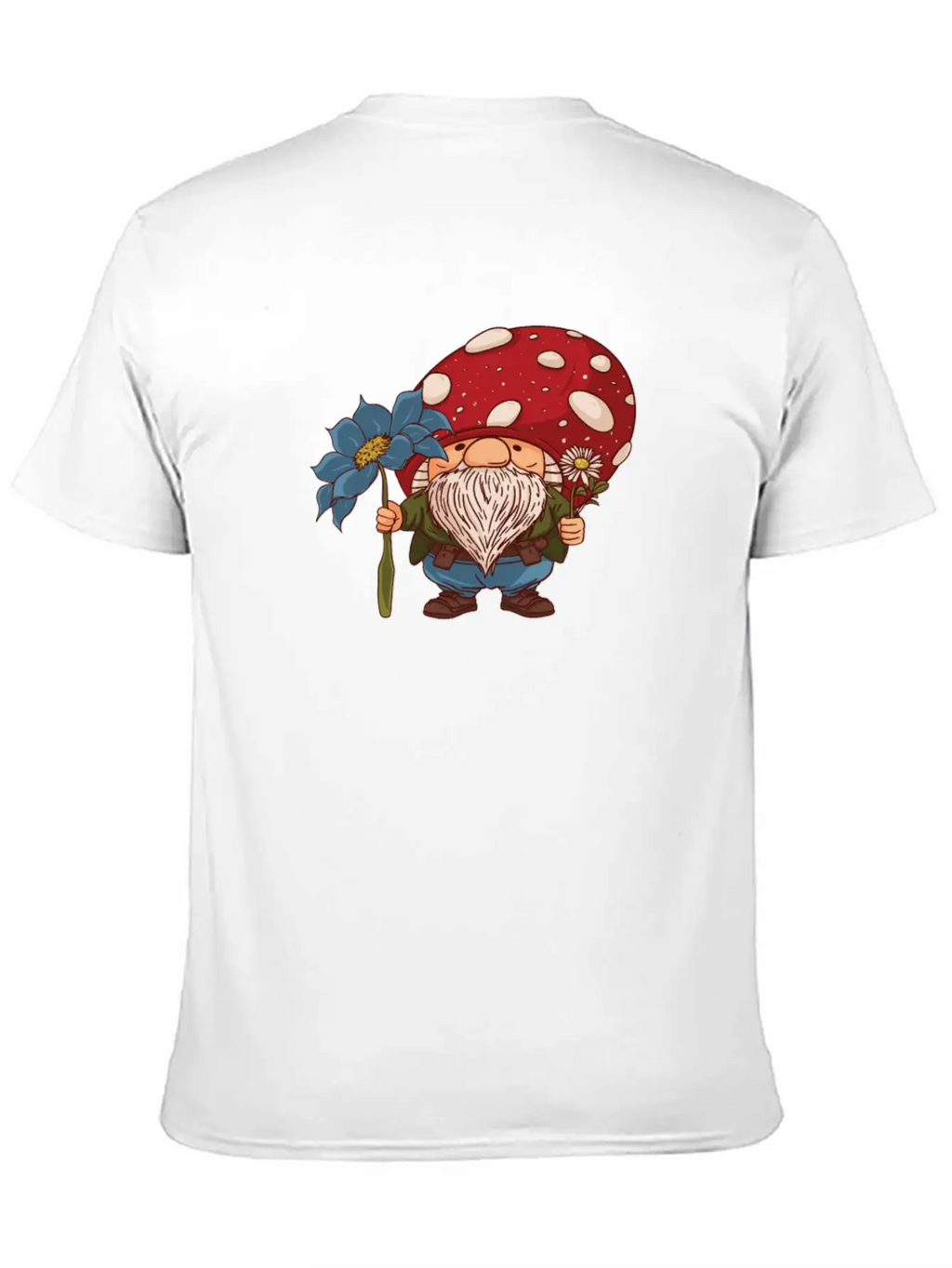 Mushroom Shrooming Cute Mushroom Gnome Unisex Casual T-Shirt – Clean Design For Daily Comfort