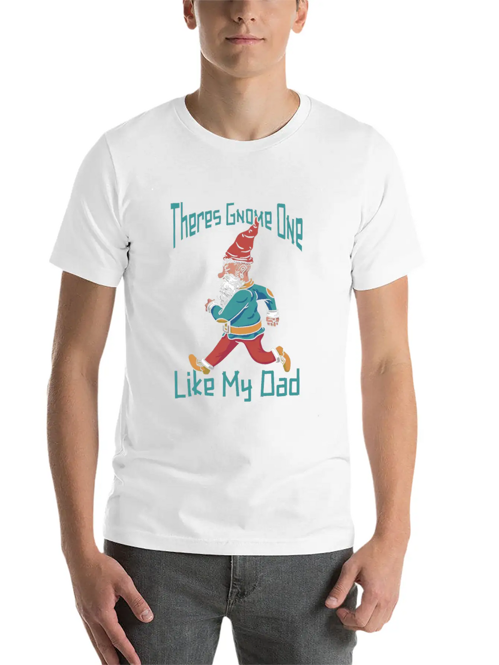 Mushroom Shrooming Father Mushroom Gnome Unisex Short Sleeve Soft Cotton T-Shirt – Casual Everyday Wear