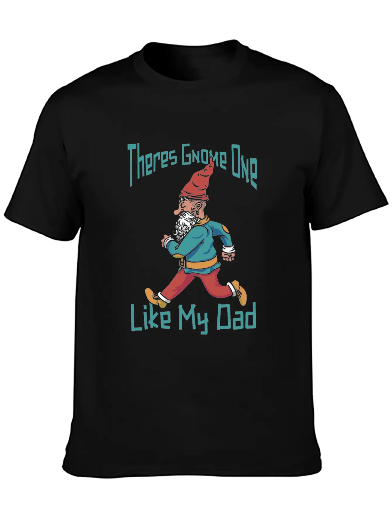 Mushroom Shrooming Father Mushroom Gnome Unisex Short Sleeve Soft Cotton T-Shirt – Casual Everyday Wear
