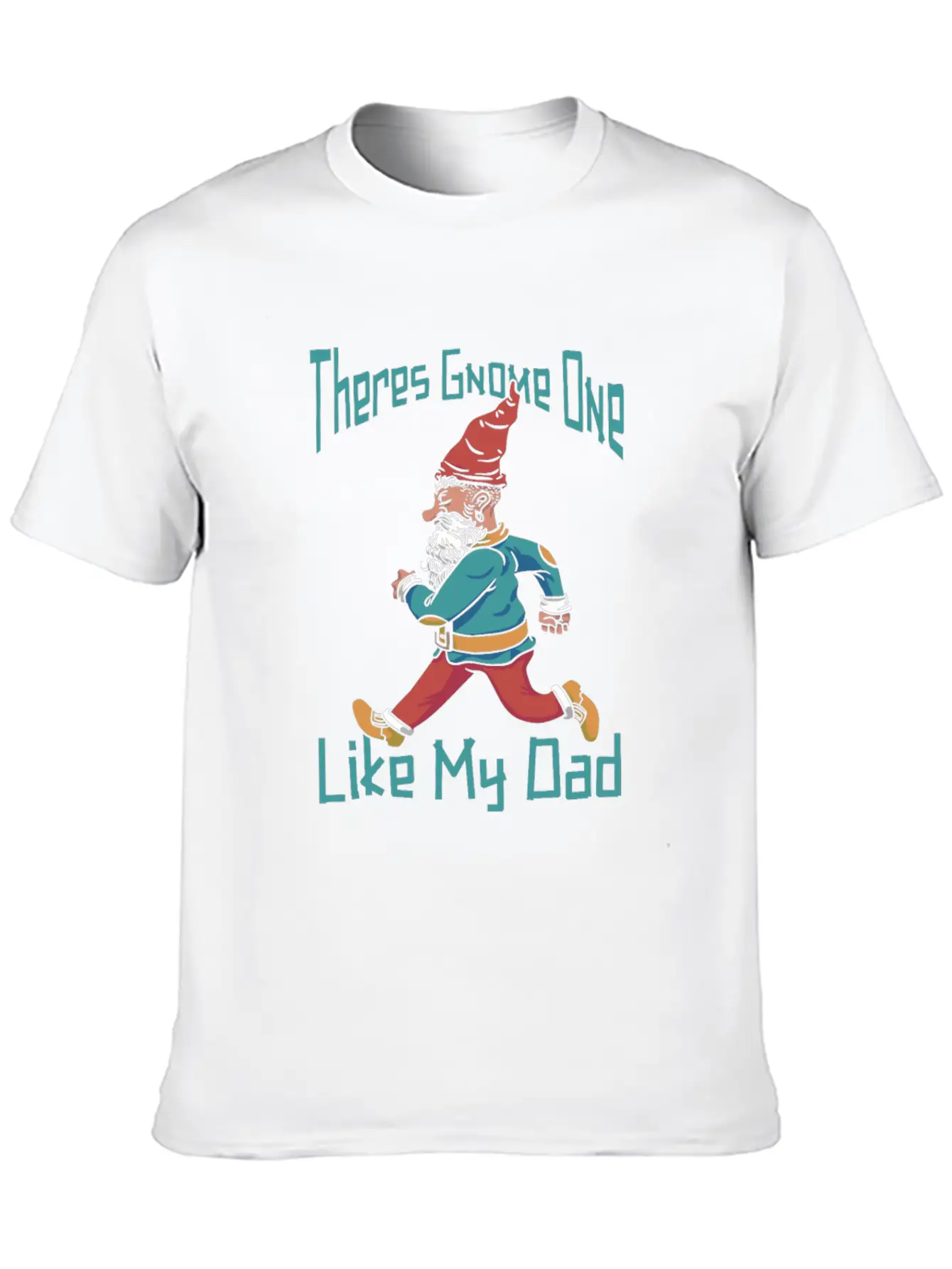 Mushroom Shrooming Father Mushroom Gnome Unisex Short Sleeve Soft Cotton T-Shirt – Casual Everyday Wear