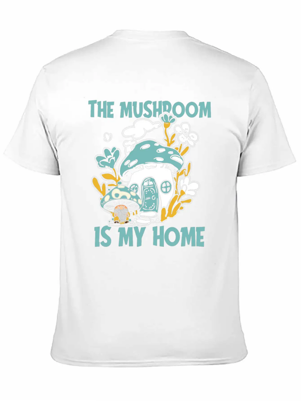Mushroom Shrooming Home Mushroom Gnome Unisex Casual T-Shirt – Clean Design For Daily Comfort