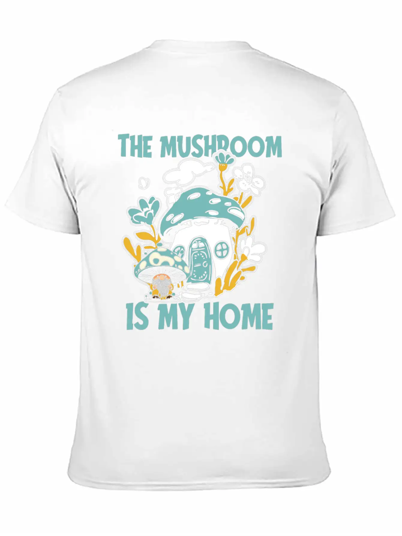Mushroom Shrooming Home Mushroom Gnome Unisex Casual T-Shirt – Clean Design For Daily Comfort