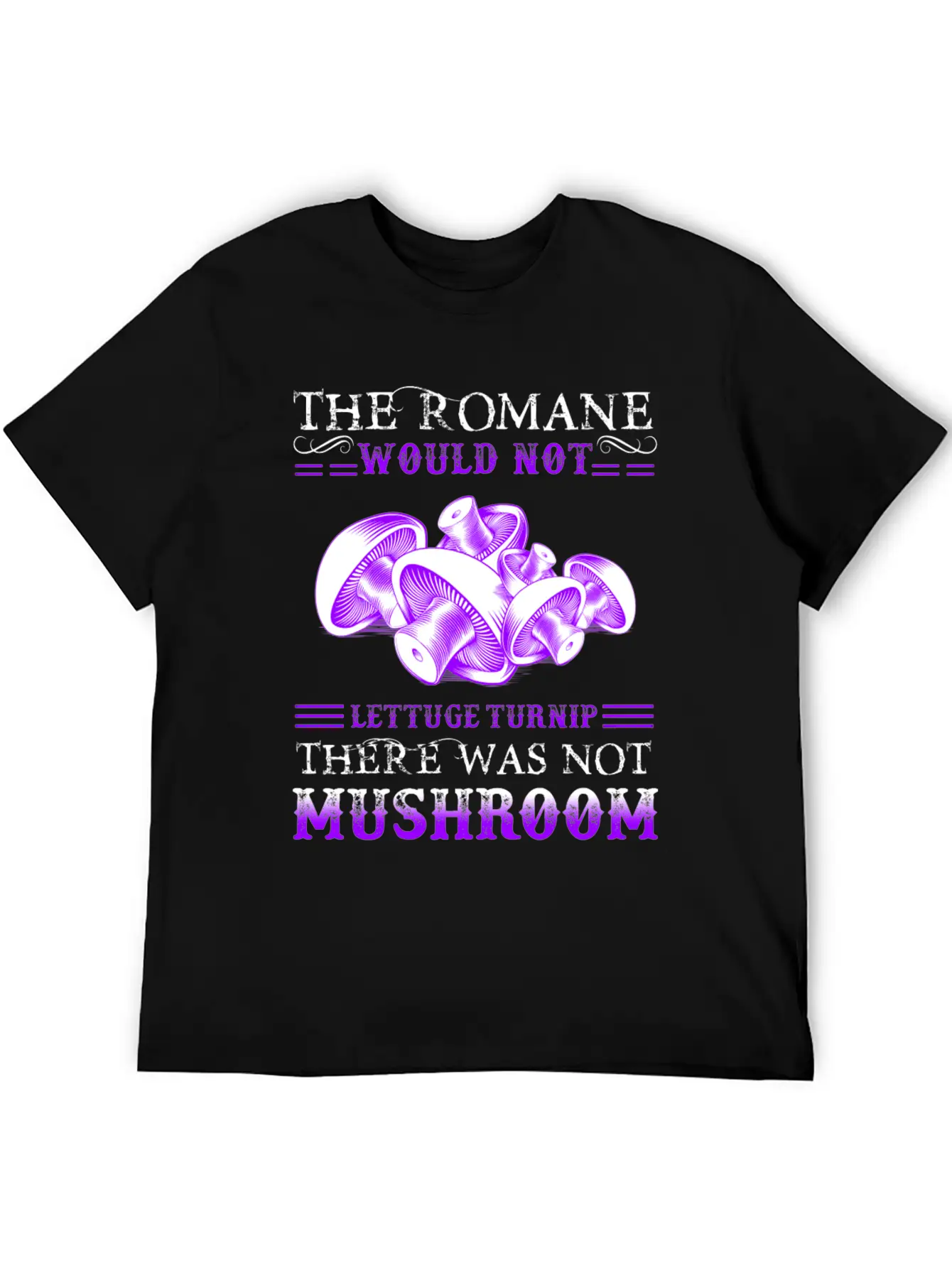 Mushroom T Shirt Unisex Short Sleeve Soft Cotton T-Shirt – Casual Everyday Wear